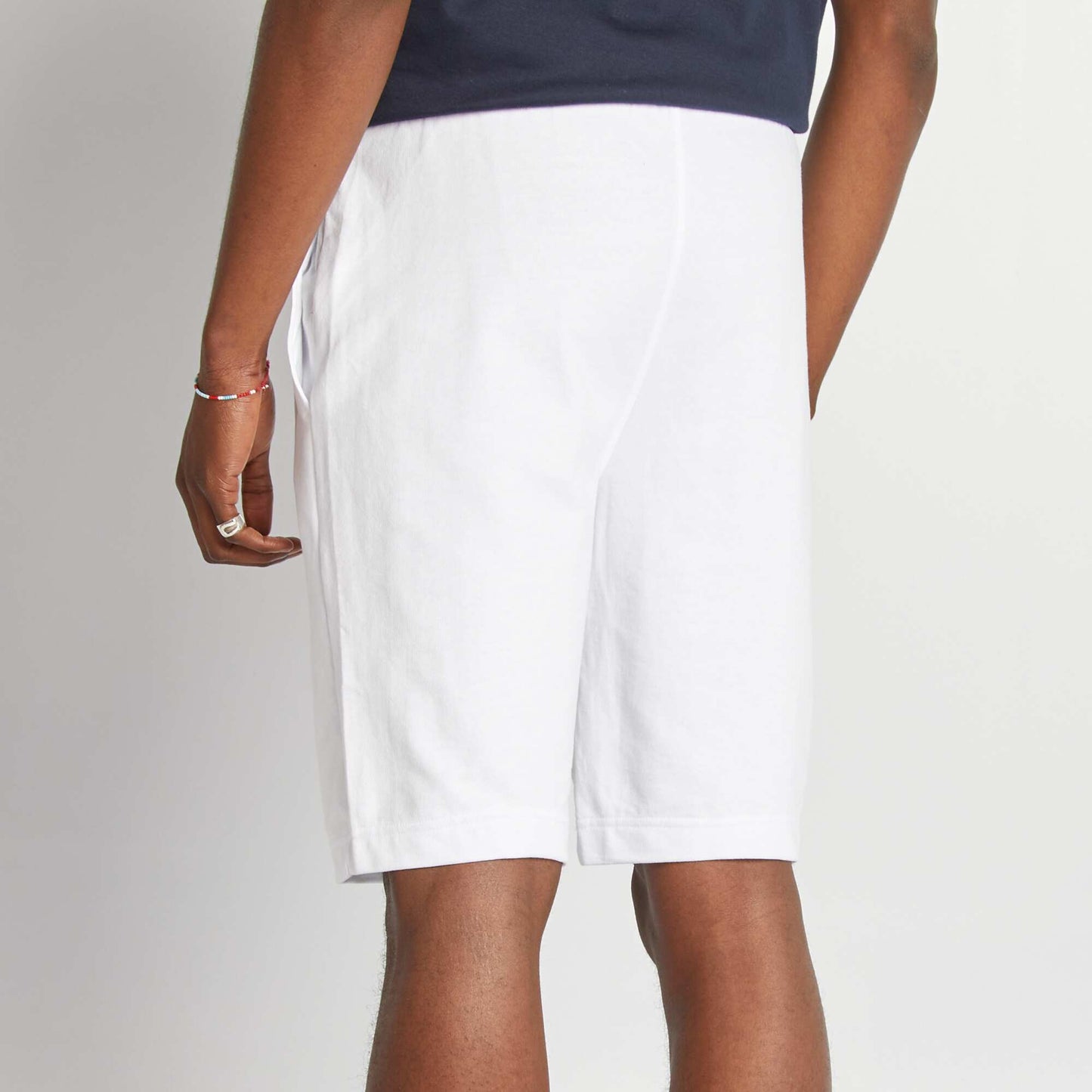 Short de sport style jogger BLANC