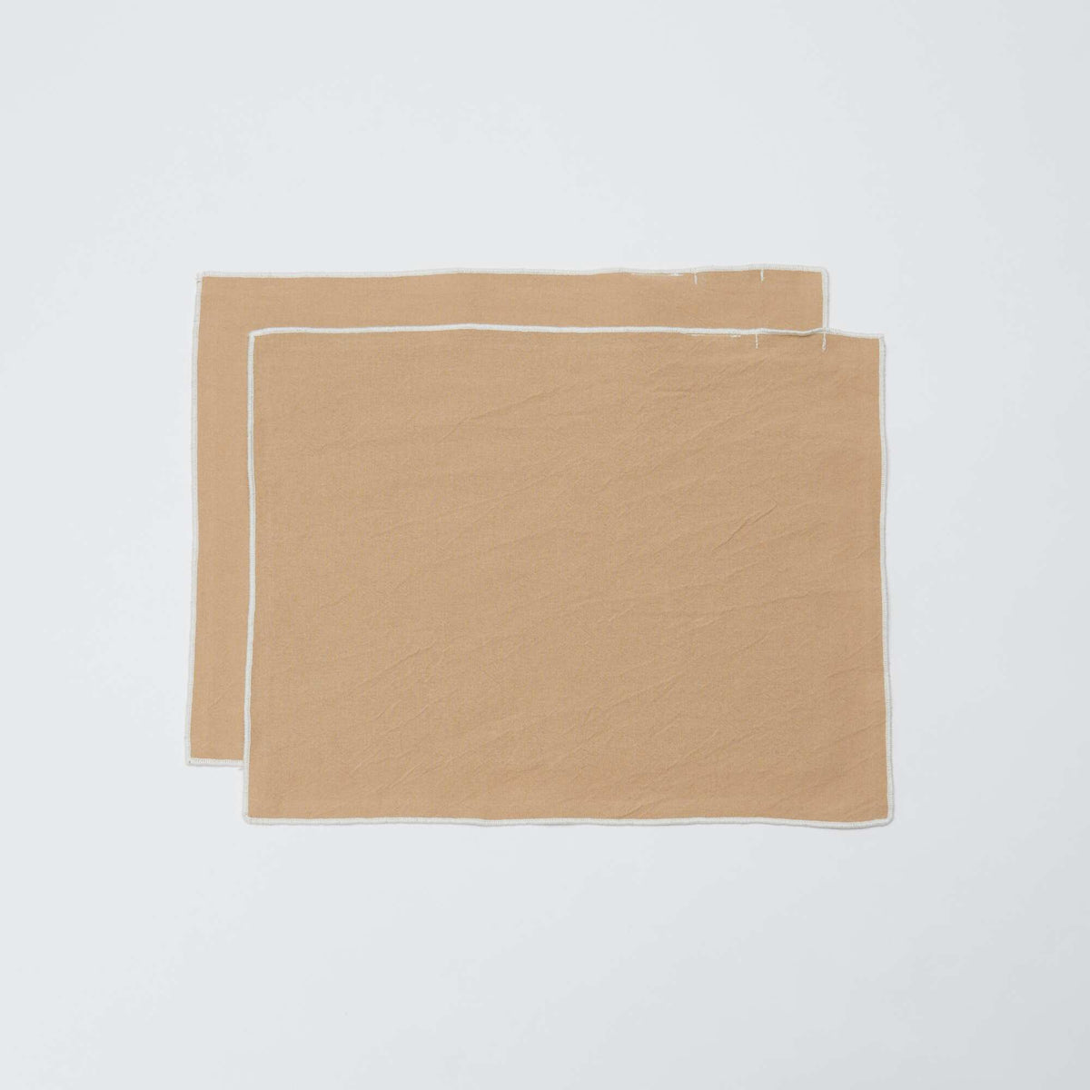 Lot de 2 sets de table/serviettes unis 2 en 1 32x40 cm - Kiabi Home BEIGE