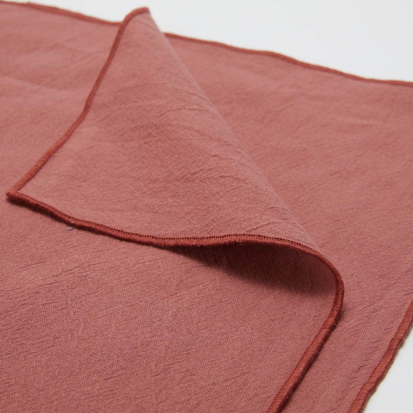 Lot de 2 sets de table/serviettes unis 2 en 1 32 x 40 cm - Kiabi Home VIEUX ROSE