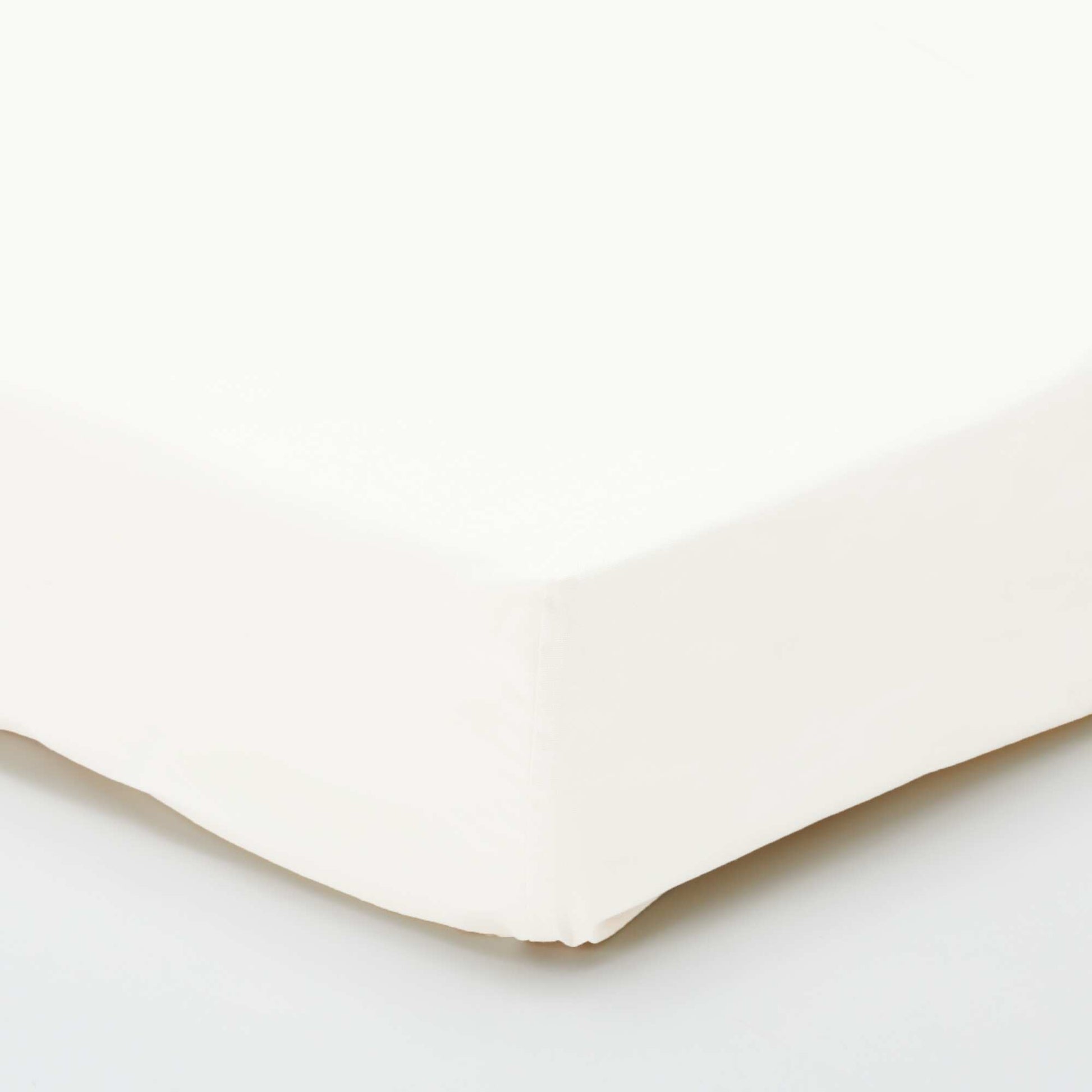 Drap housse uni 140 x 200 cm BLANC