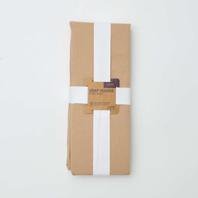 Drap housse 2 personnes (160x200cm) en coton - Kiabi Home BEIGE