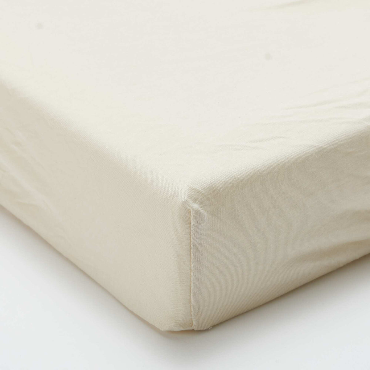 Lot de 2 draps housses - 60 x120 cm BLANC/ROUGE