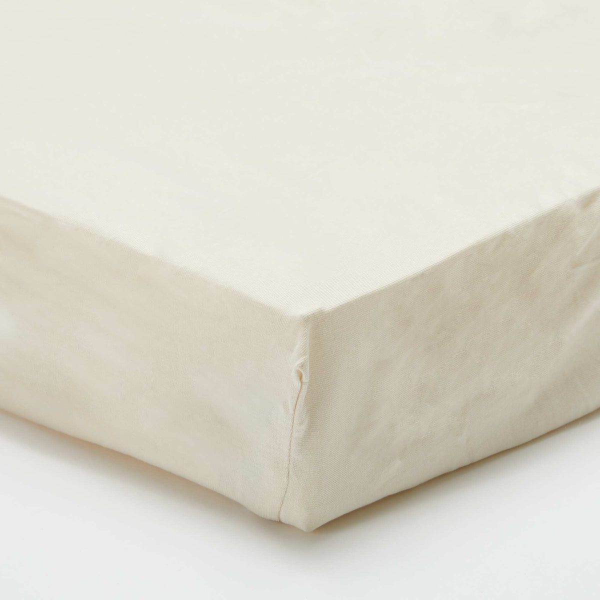 Lot de 2 draps housses - 60 x120 cm BLANC/VERT