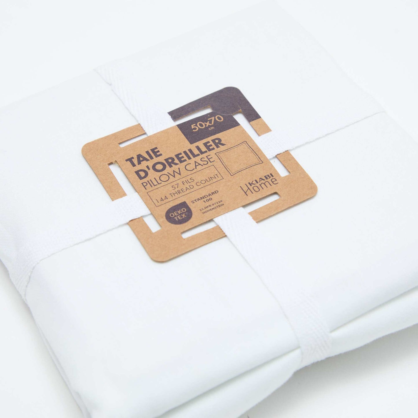 Taie d'oreiller 50 x 70 cm - Kiabi Home BLANC