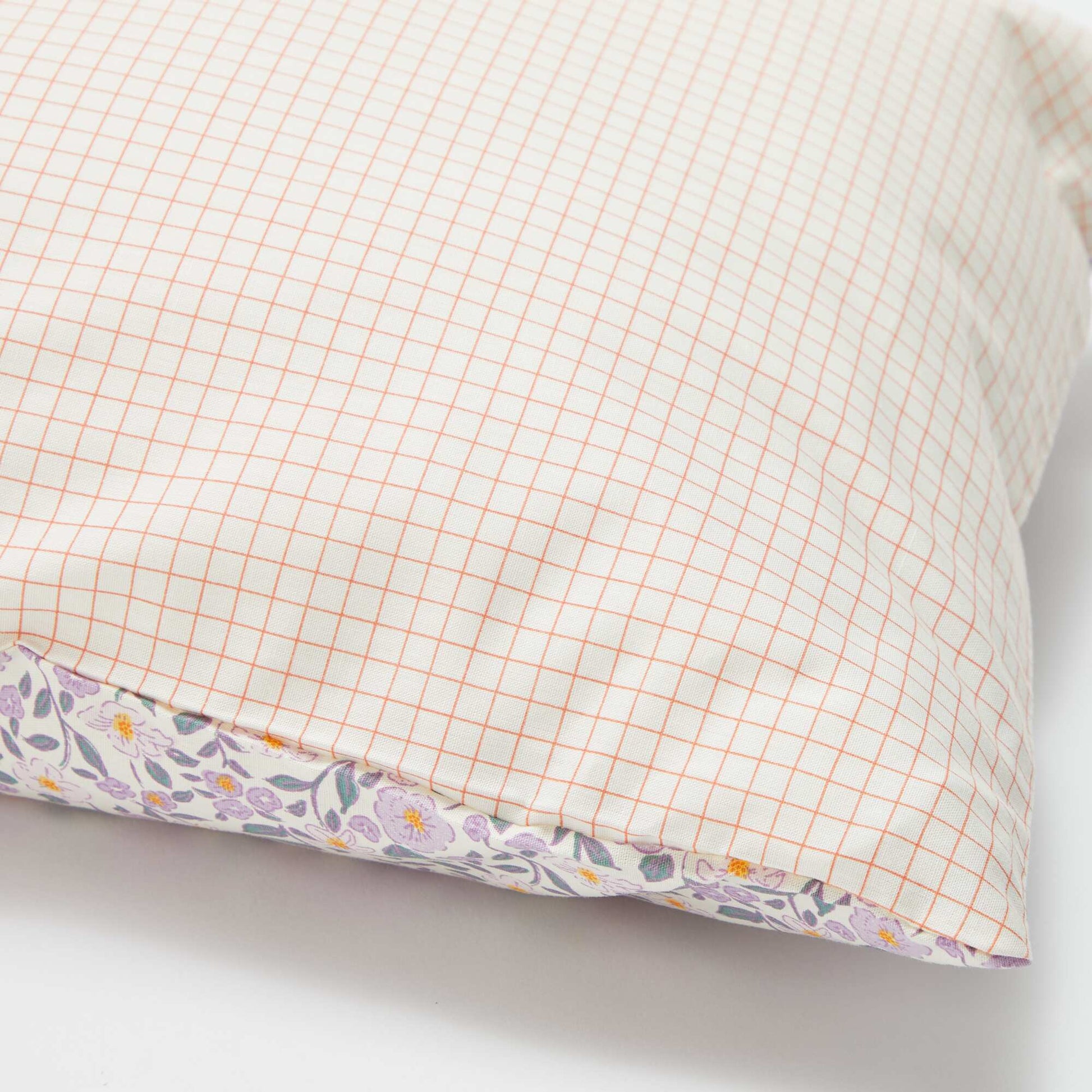 Parure de lit housse de couette (140 x 200cm)  + taie d'oreiller - 2 pièces VIOLET