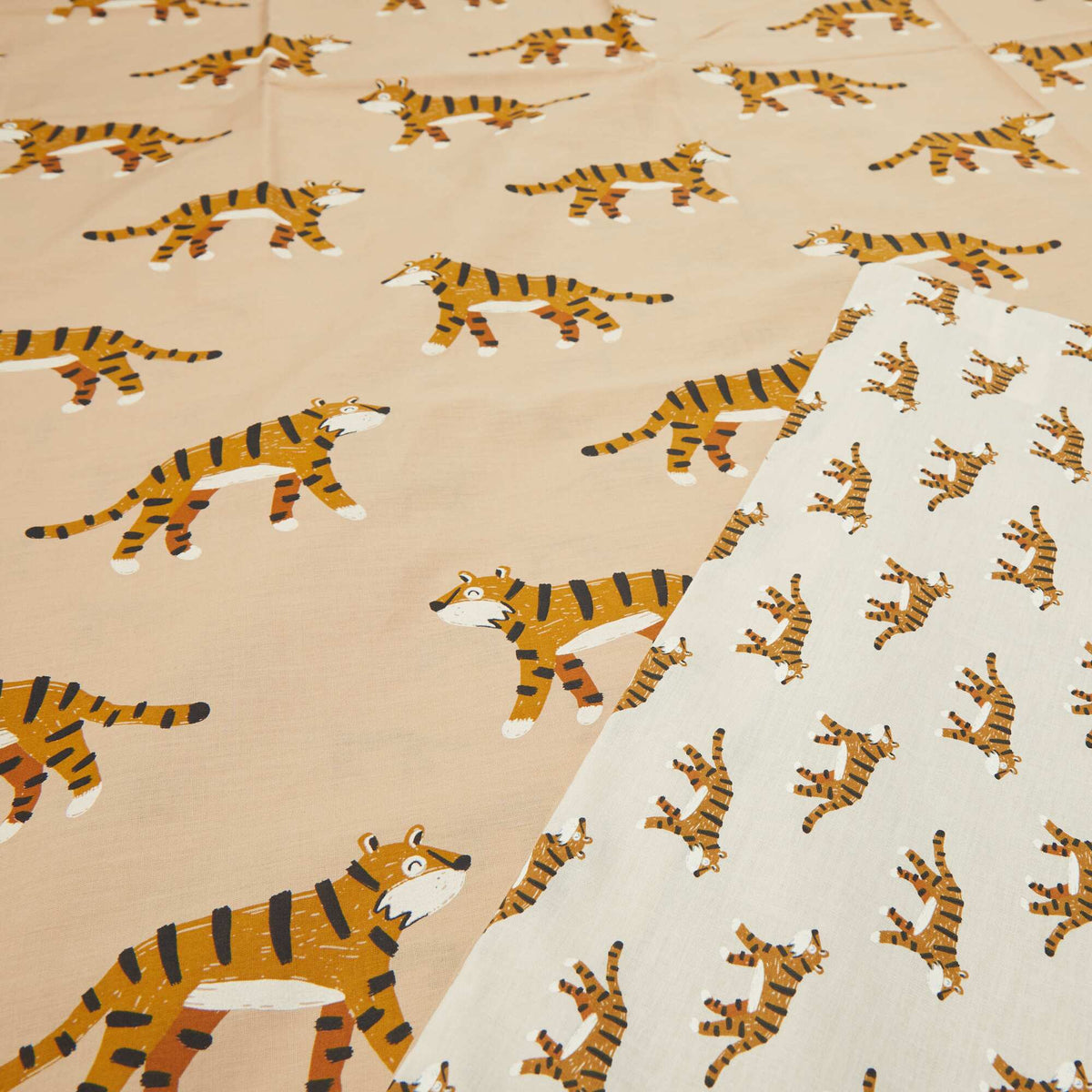 Parure de lit housse de couette (140 x 200cm)  + taie d'oreiller - 2 pièces BEIGE