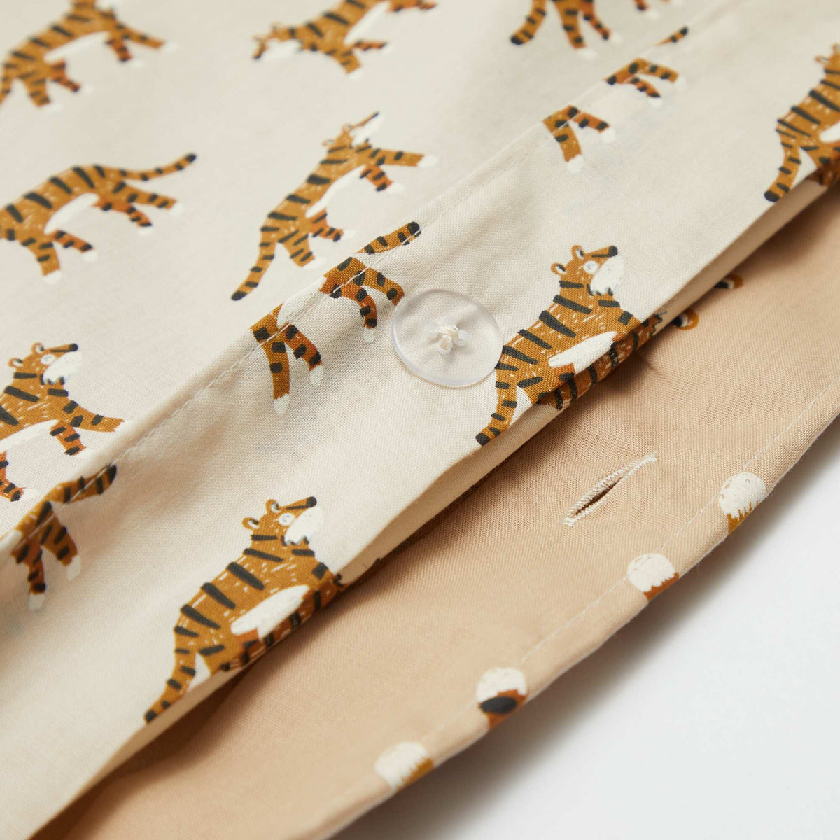 Parure de lit housse de couette (140 x 200cm)  + taie d'oreiller - 2 pièces BEIGE