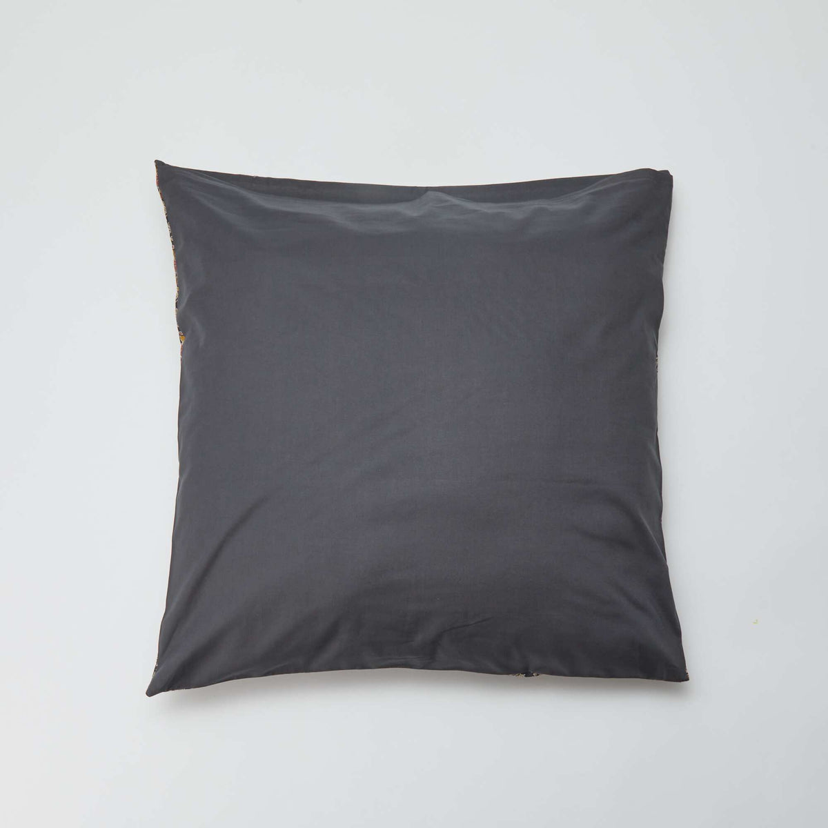 Parure de lit 1 personne 140 x 200cm en coton 57 fils - Kiabi Home GRIS FLEURI