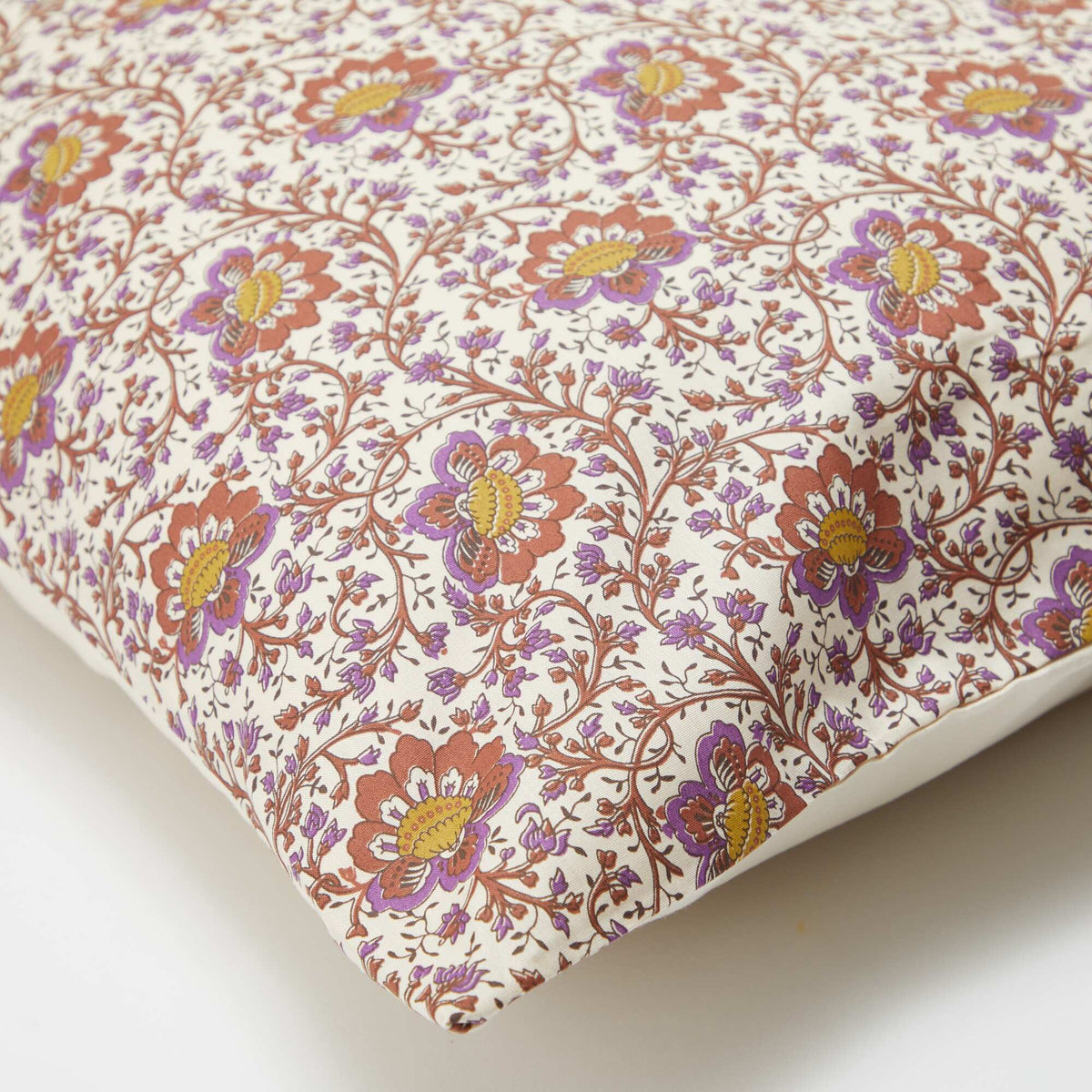 Parure de lit 1 personne 140 x 200cm en coton 57 fils - Kiabi Home BEIGE FLEURI