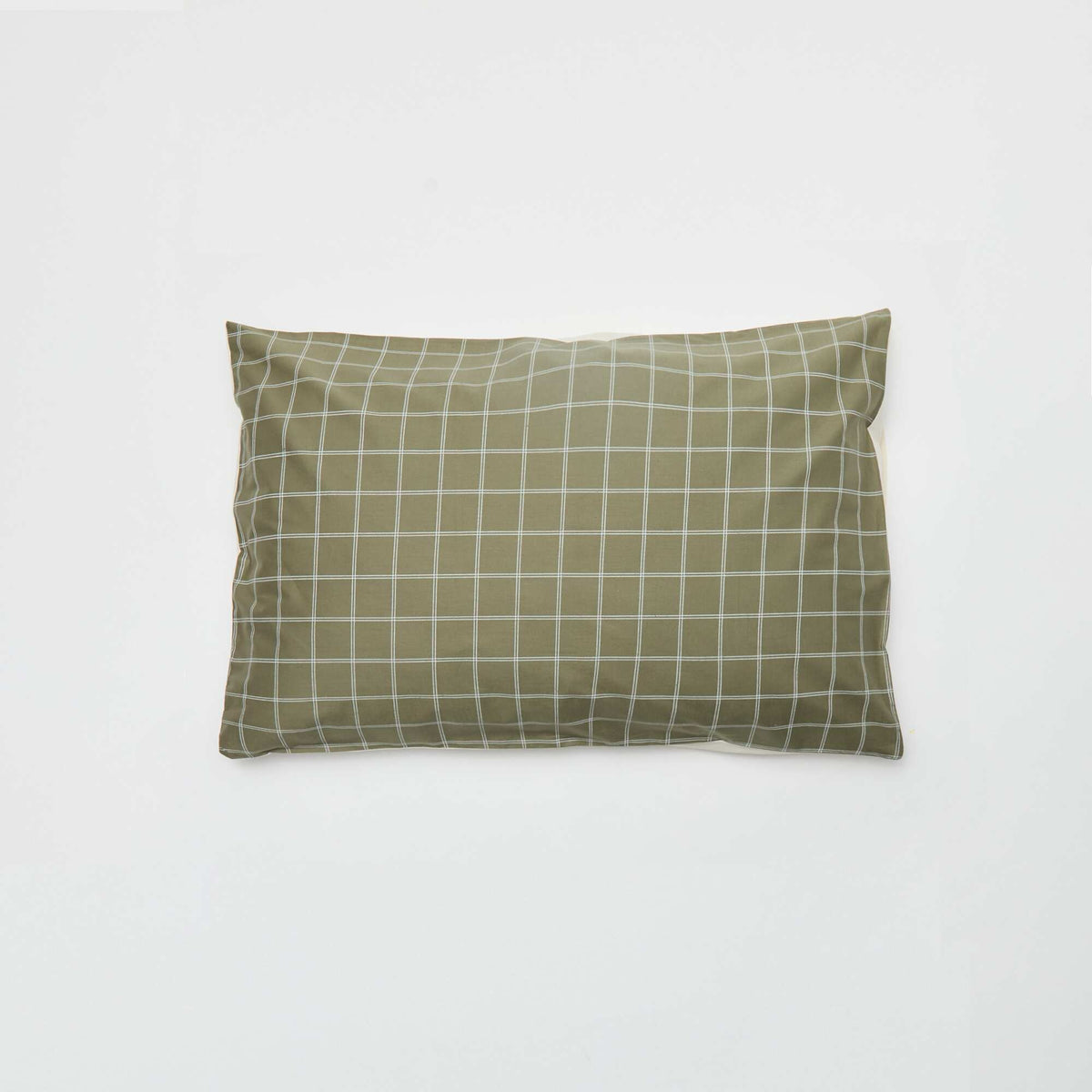 Taie d'oreiller unie 50 x 70 cm - Kiabi Home KAKI