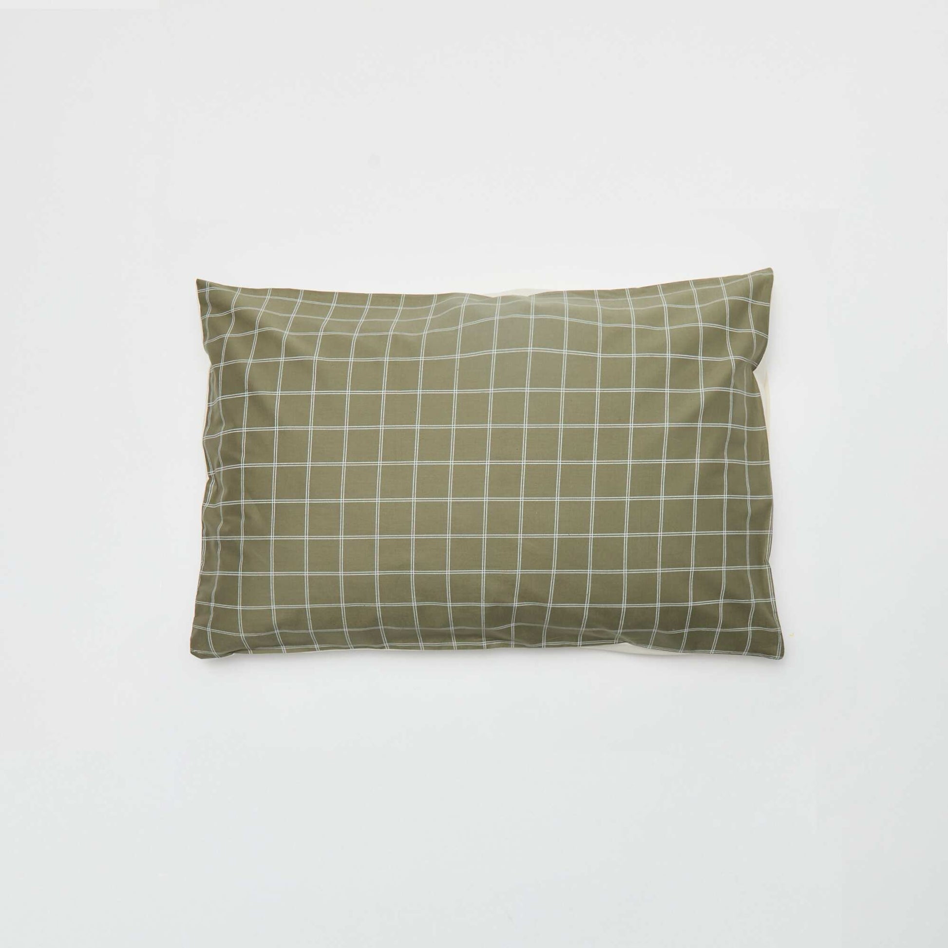 Taie d'oreiller unie 50 x 70 cm - Kiabi Home KAKI