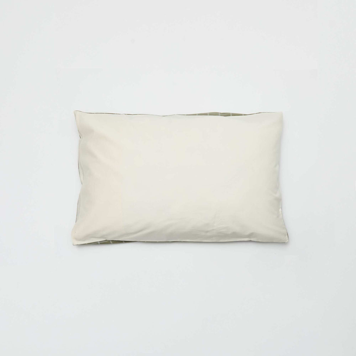 Taie d'oreiller unie 50 x 70 cm - Kiabi Home KAKI