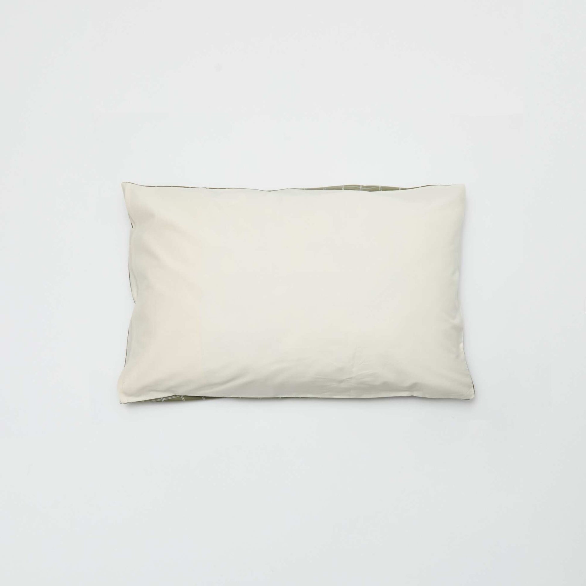 Taie d'oreiller unie 50 x 70 cm - Kiabi Home KAKI