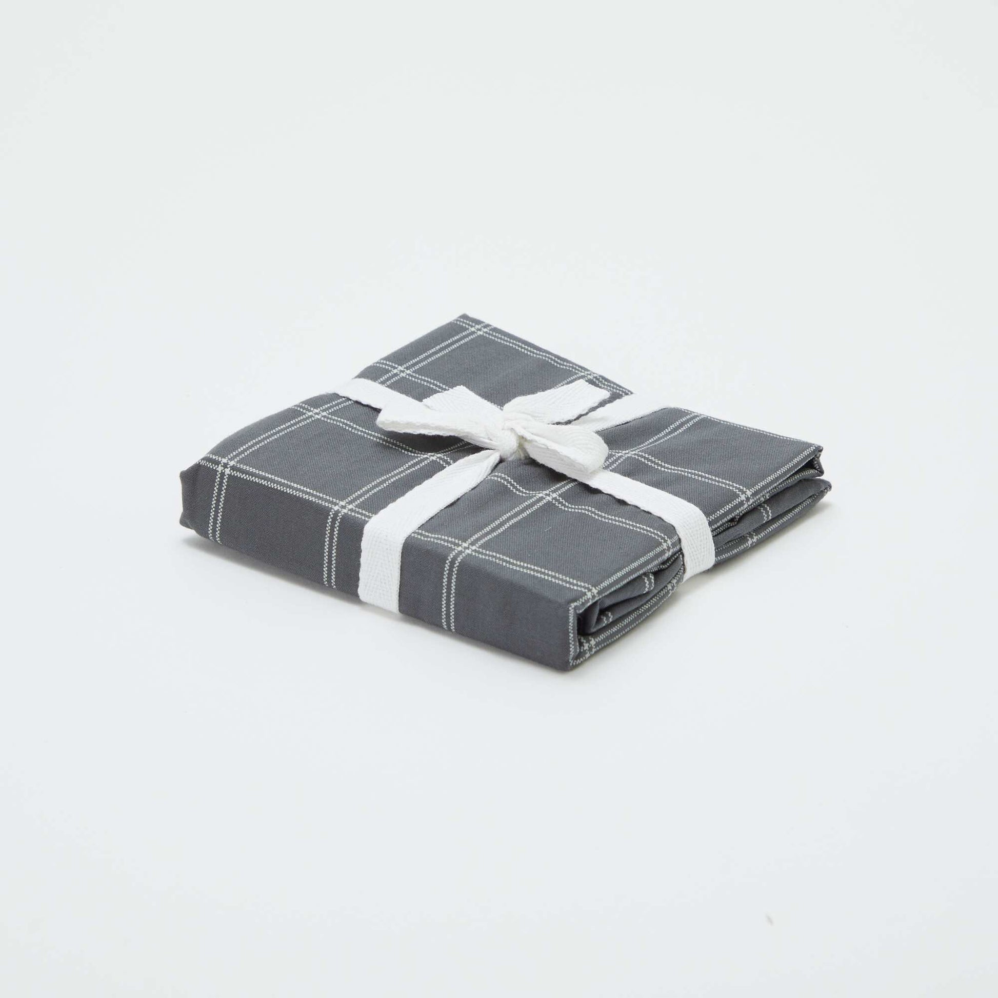 Taie d'oreiller imprimé 60 x 60 cm - Kiabi Home GRIS