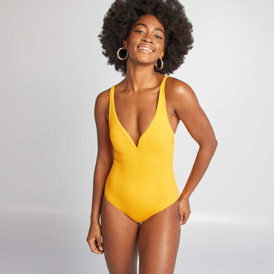 Maillot de bain 1 pièce JAUNE