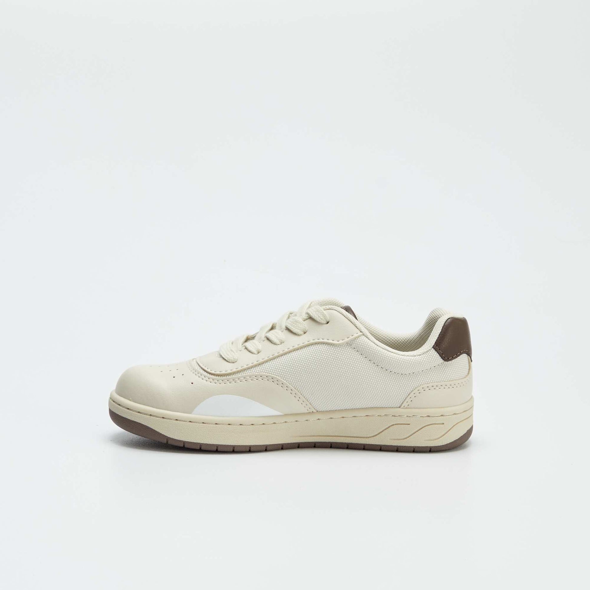 Baskets basses à lacets BEIGE