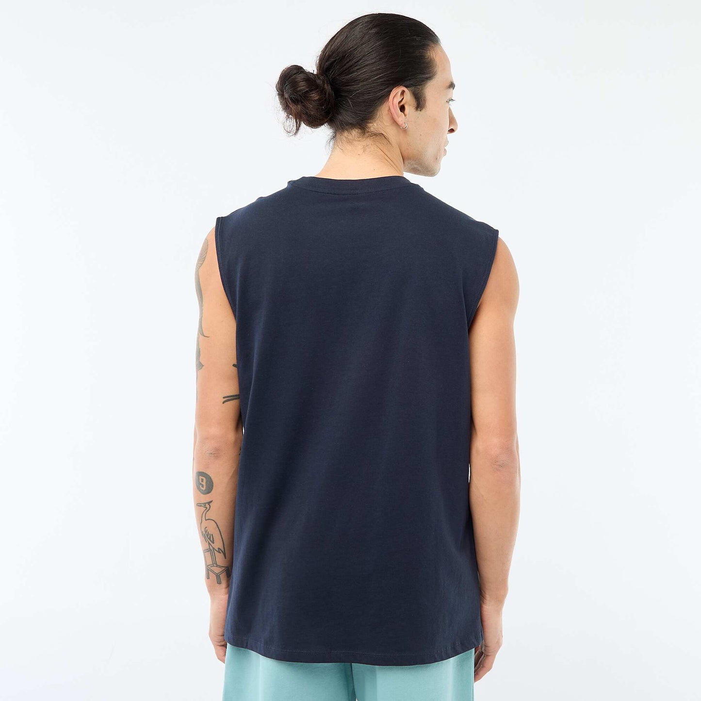 Débardeur en coton BLEU