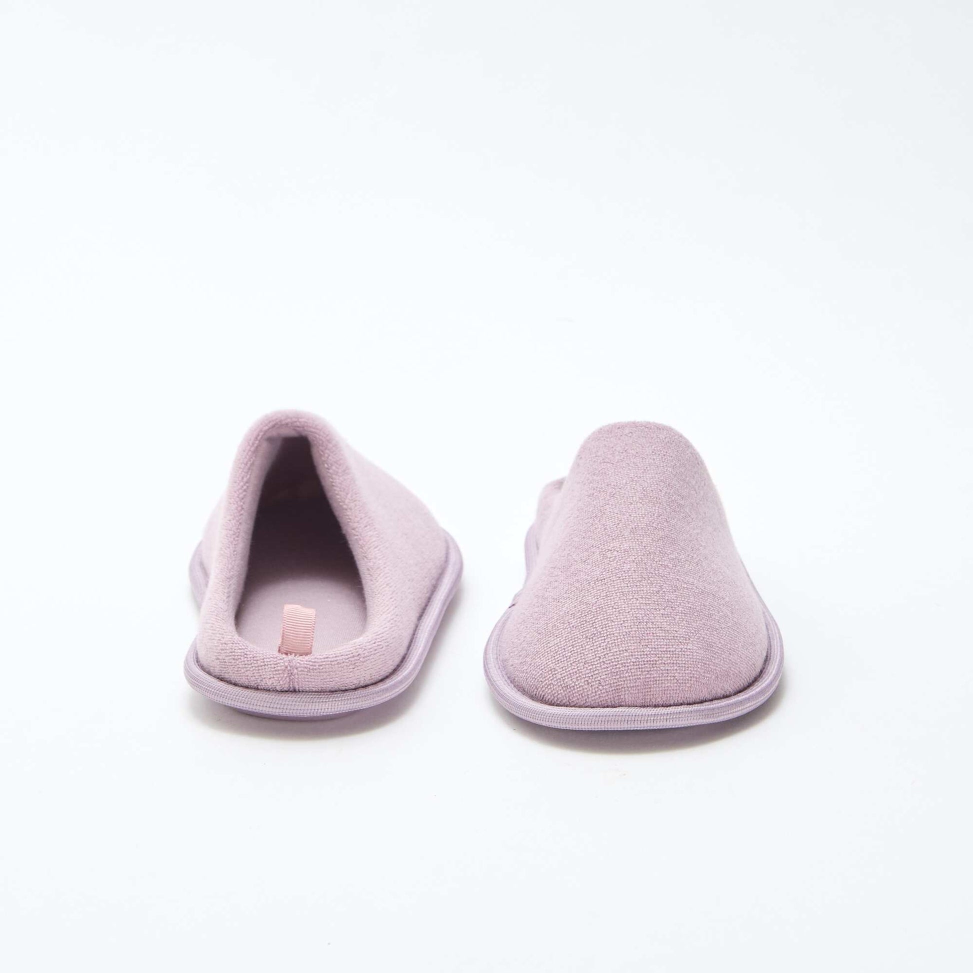 Chaussons mules unis VIOLET