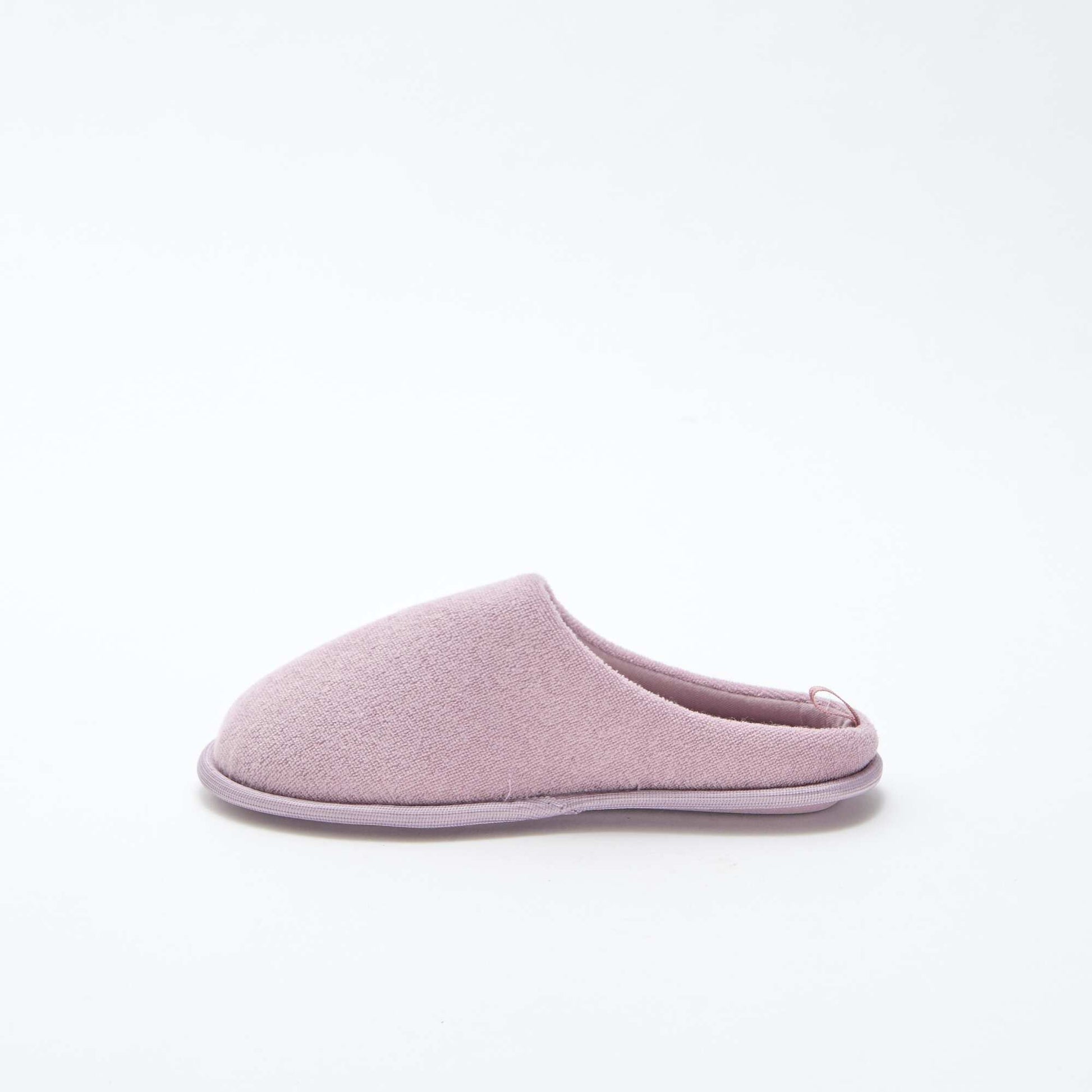 Chaussons mules unis VIOLET