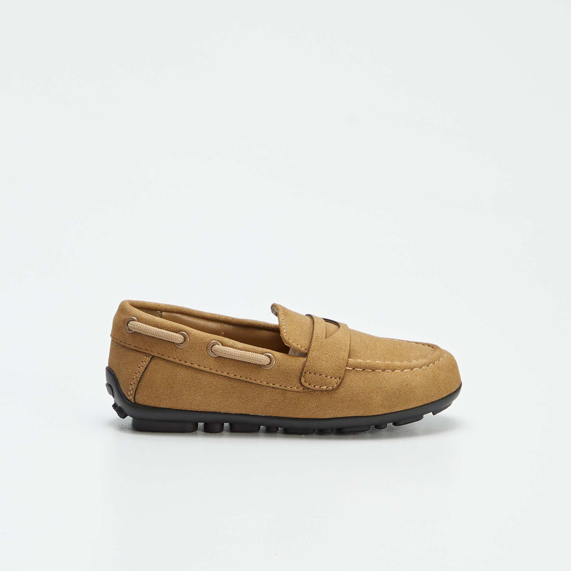Mocassins bateaux unis MARRON