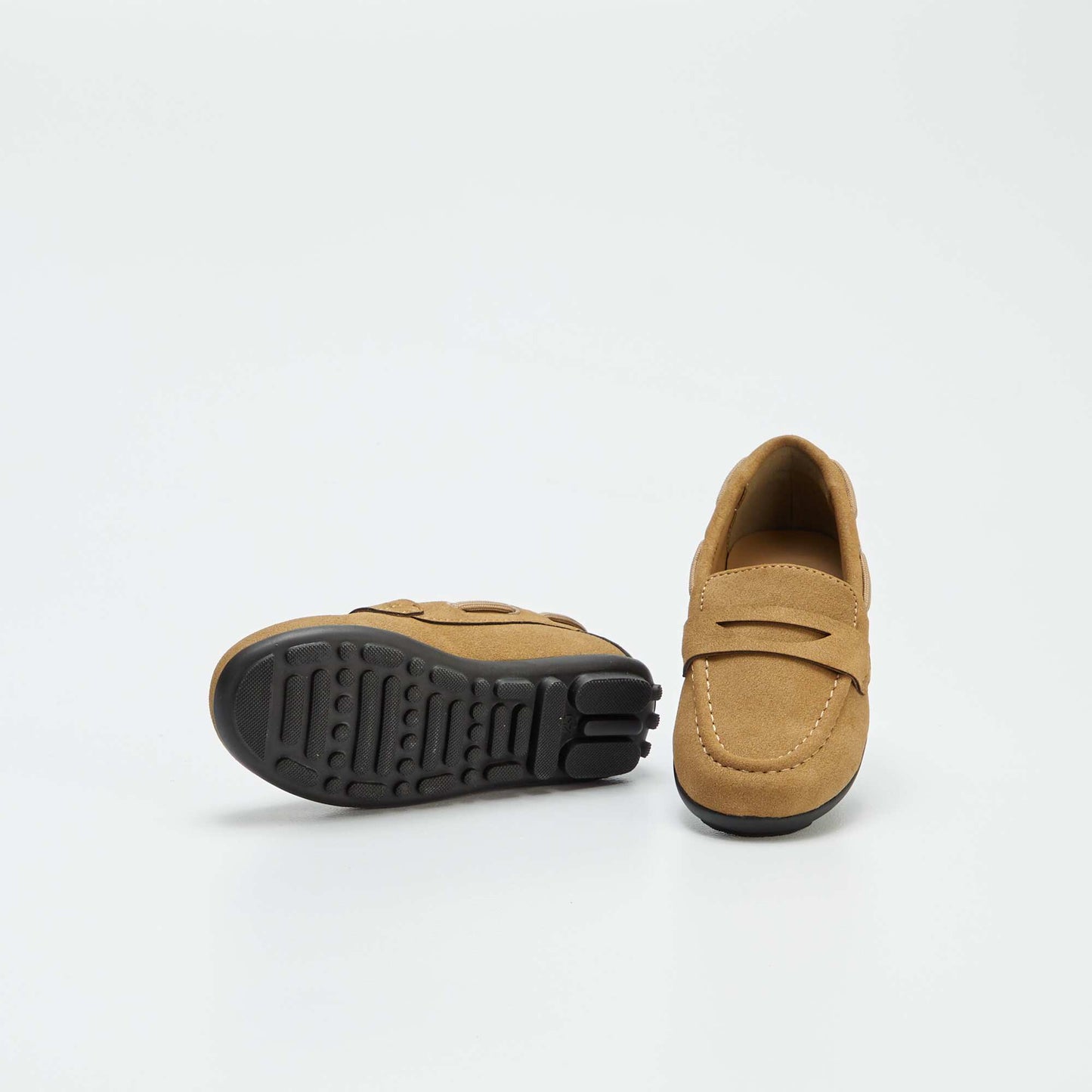 Mocassins bateaux unis MARRON