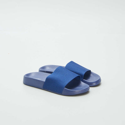 Claquettes de piscine unies BLEU