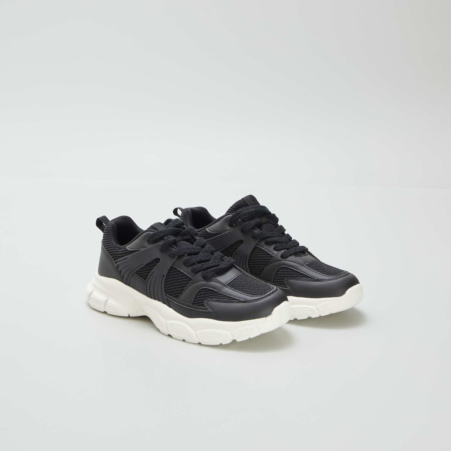 Baskets running semelles chunky NOIR