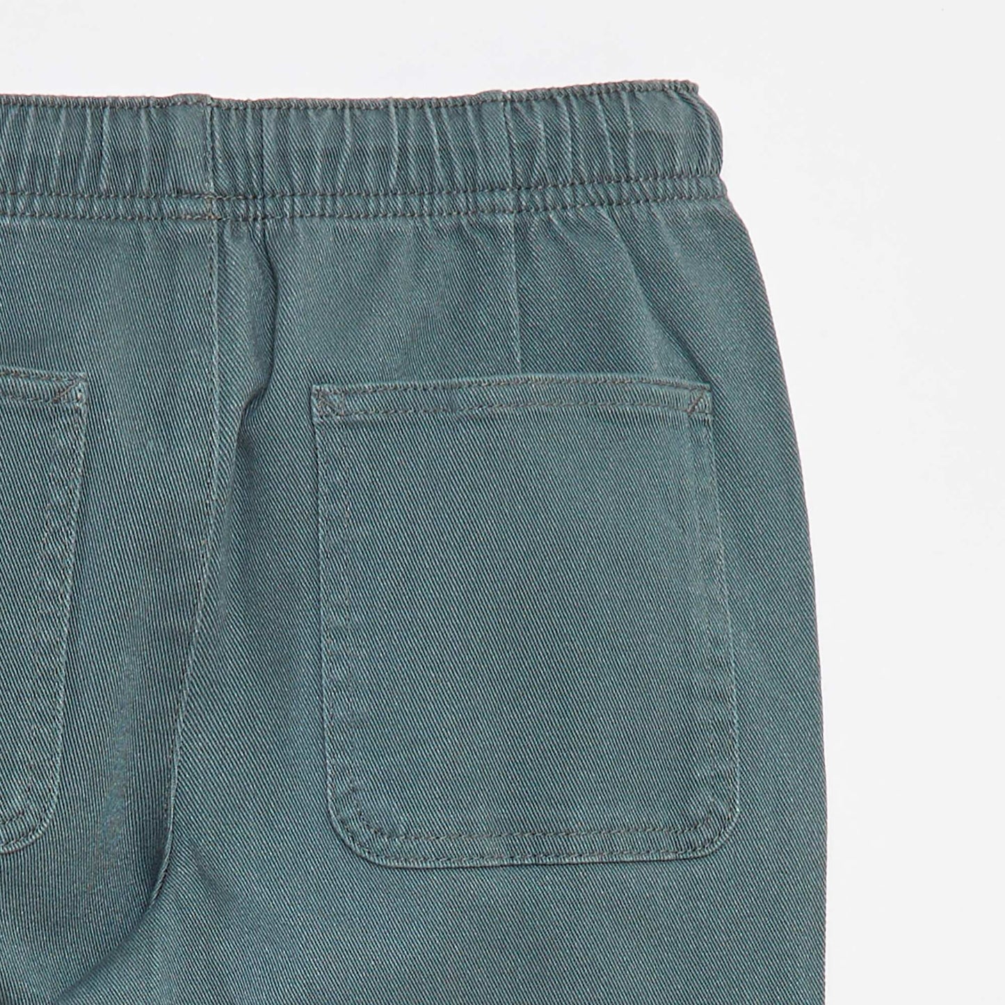 Pantalon regular uni VERT