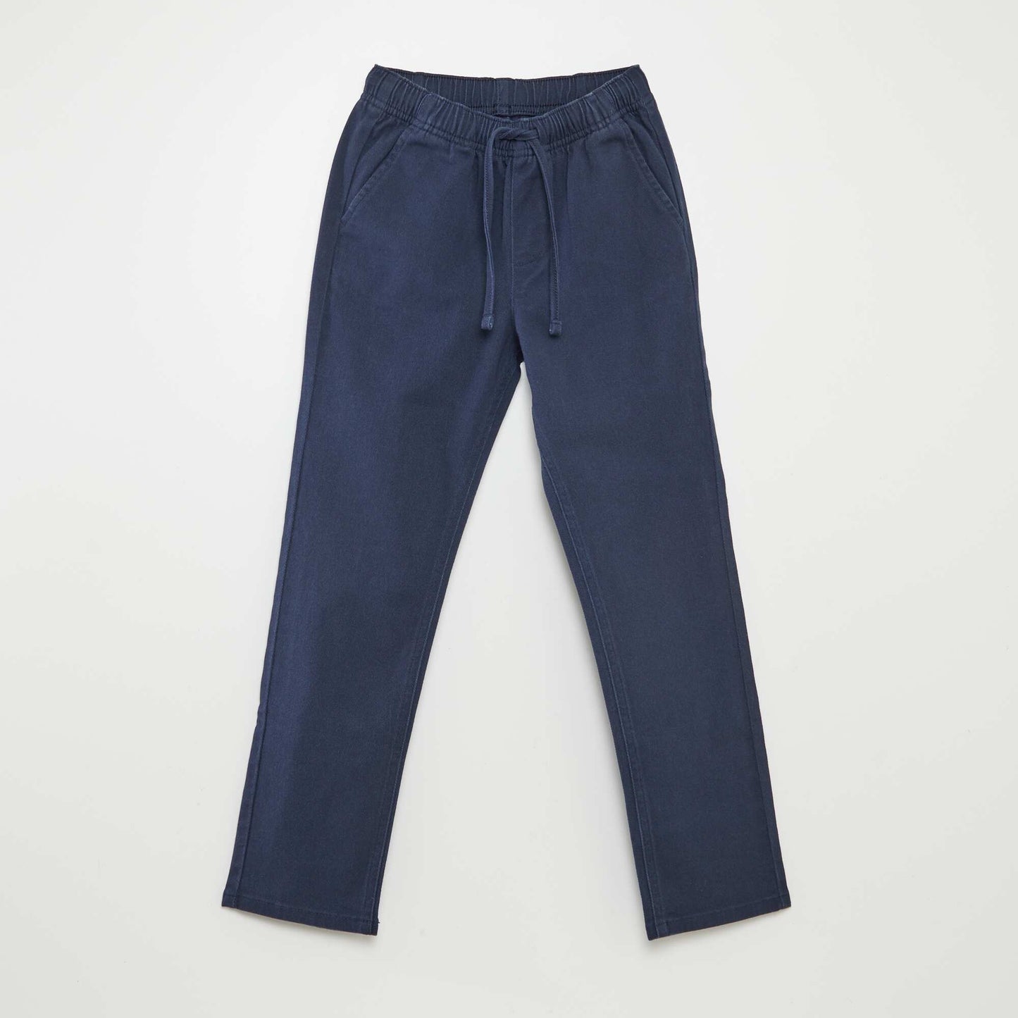 Pantalon regular uni BLEU