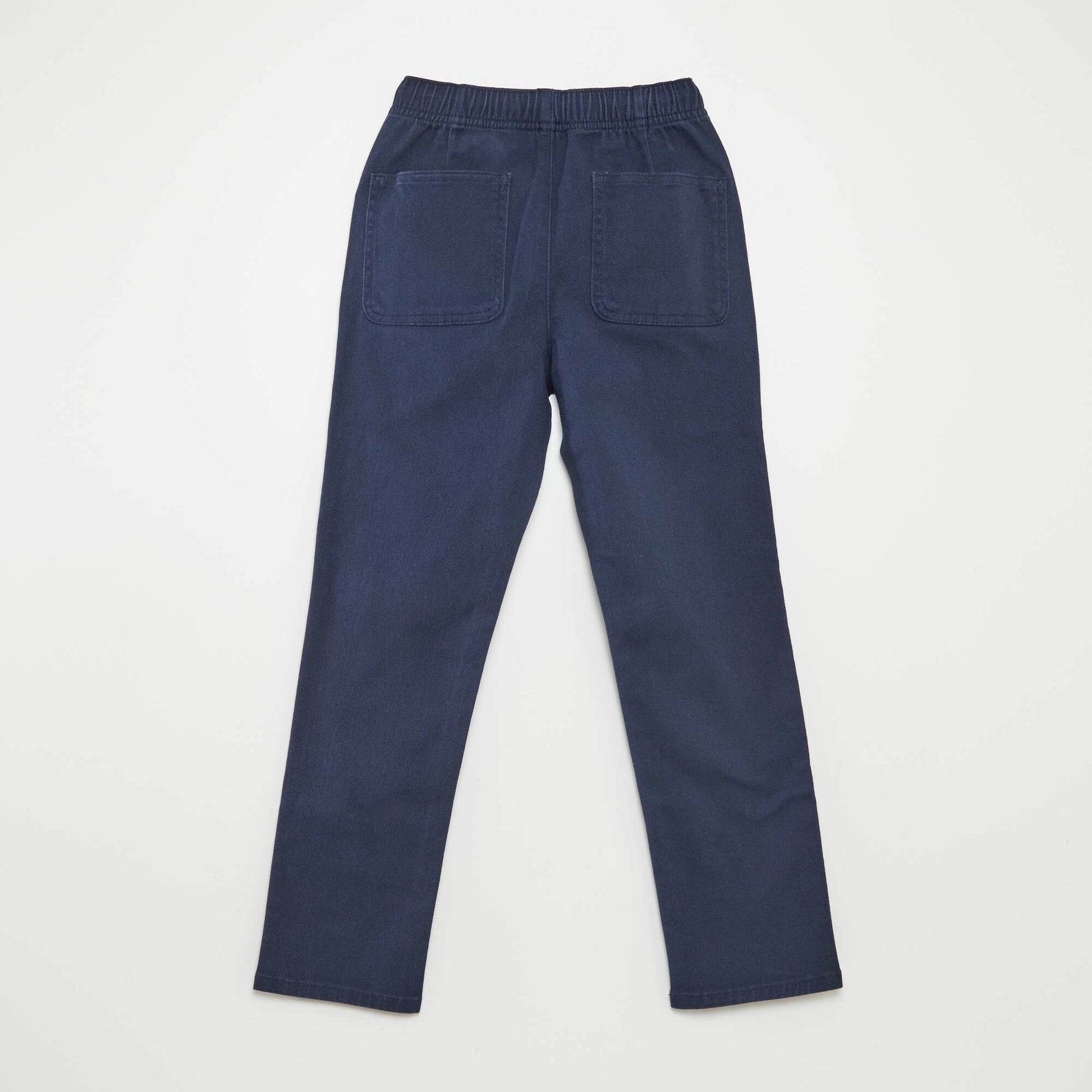 Pantalon regular uni BLEU