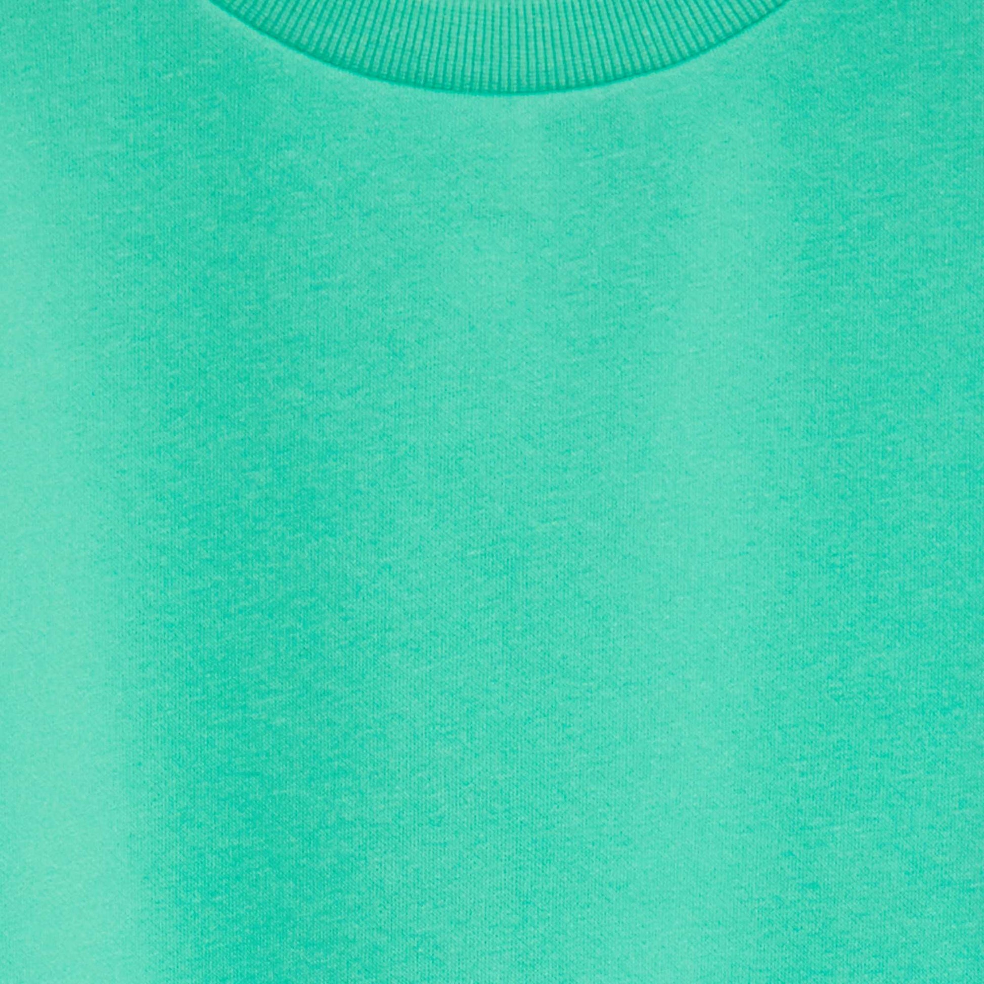 Sweat en molleton gratté uni VERT