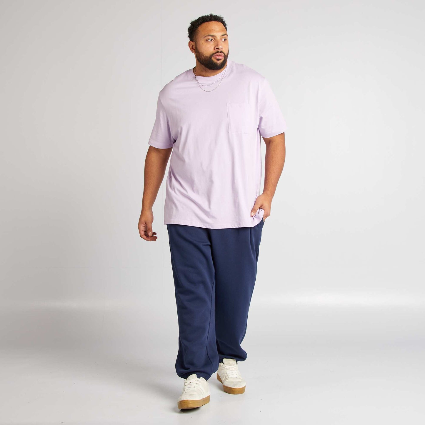 Pantalon de jogging chaud MARINE