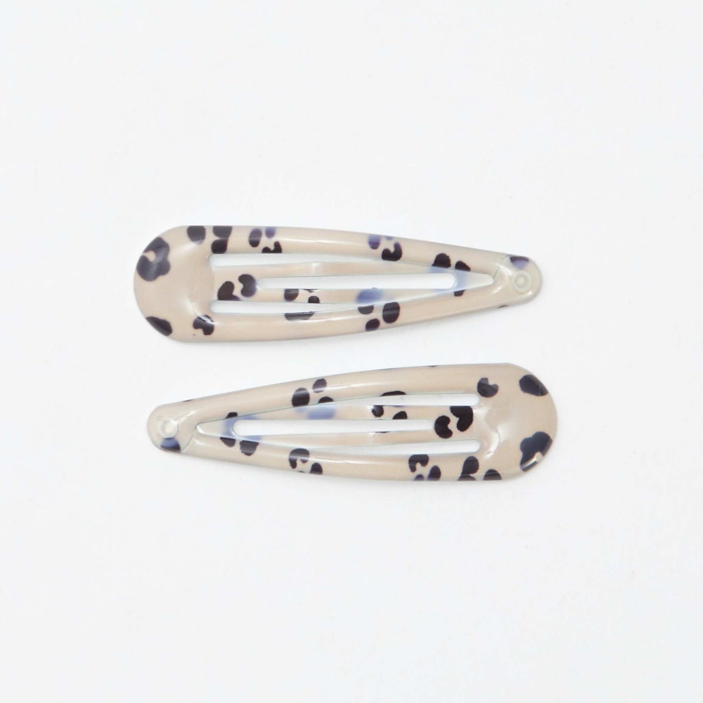 Lot de 6 pinces clic clac KAKI