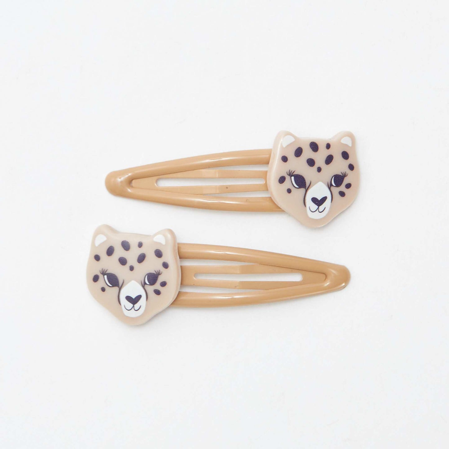 Lot de 6 pinces clic clac KAKI