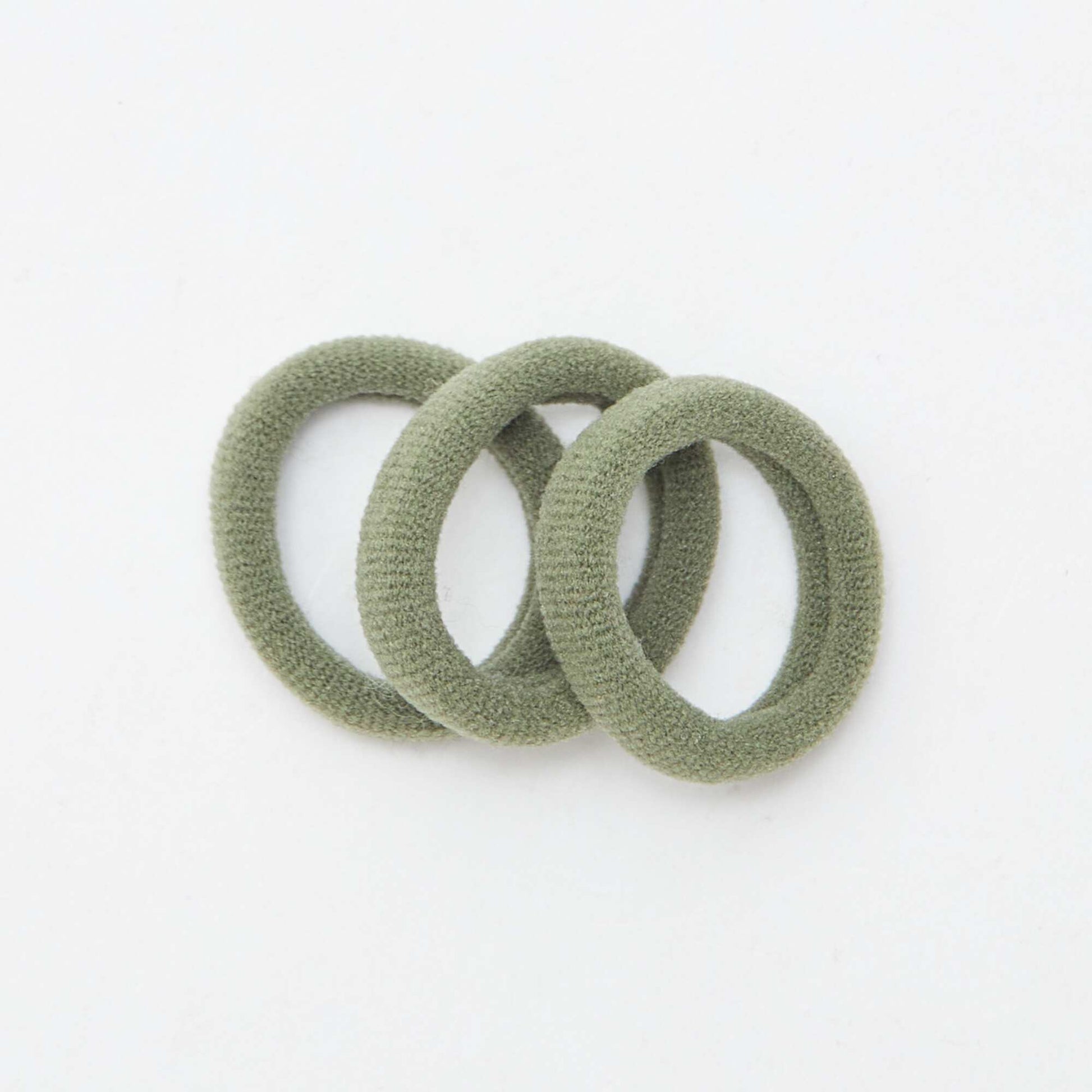 Lot de 10 élastiques mousse KAKI