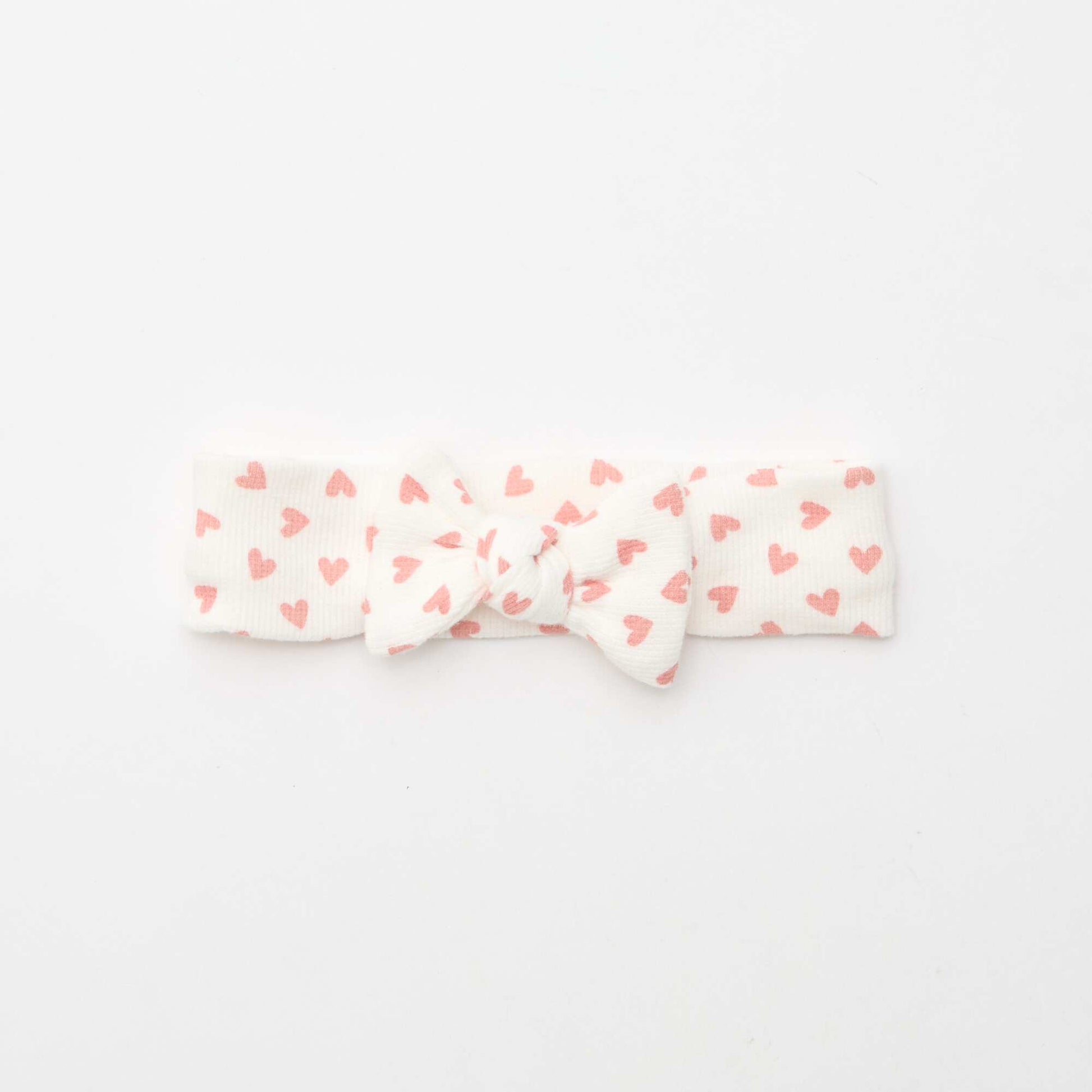 Bandeau nœud BLANC/ROSE