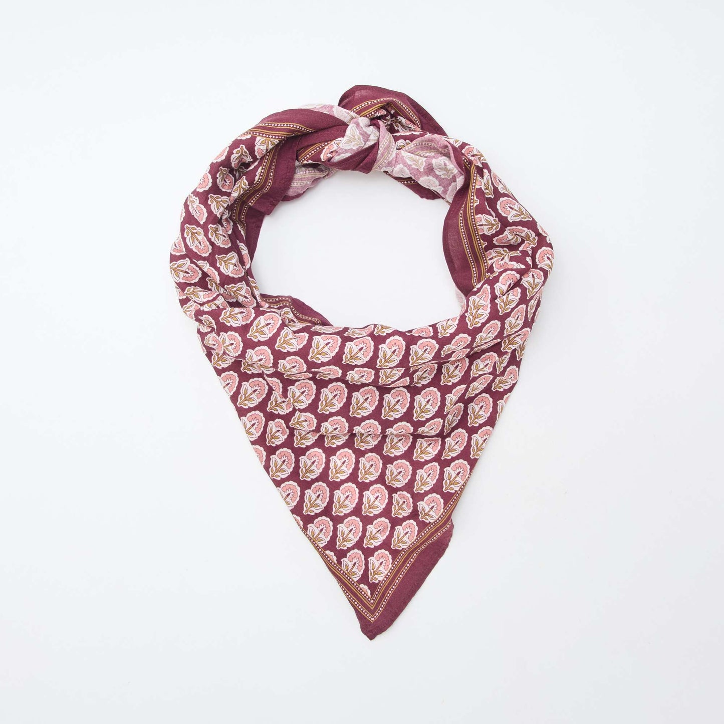 Large foulard imprimé BORDEAUX