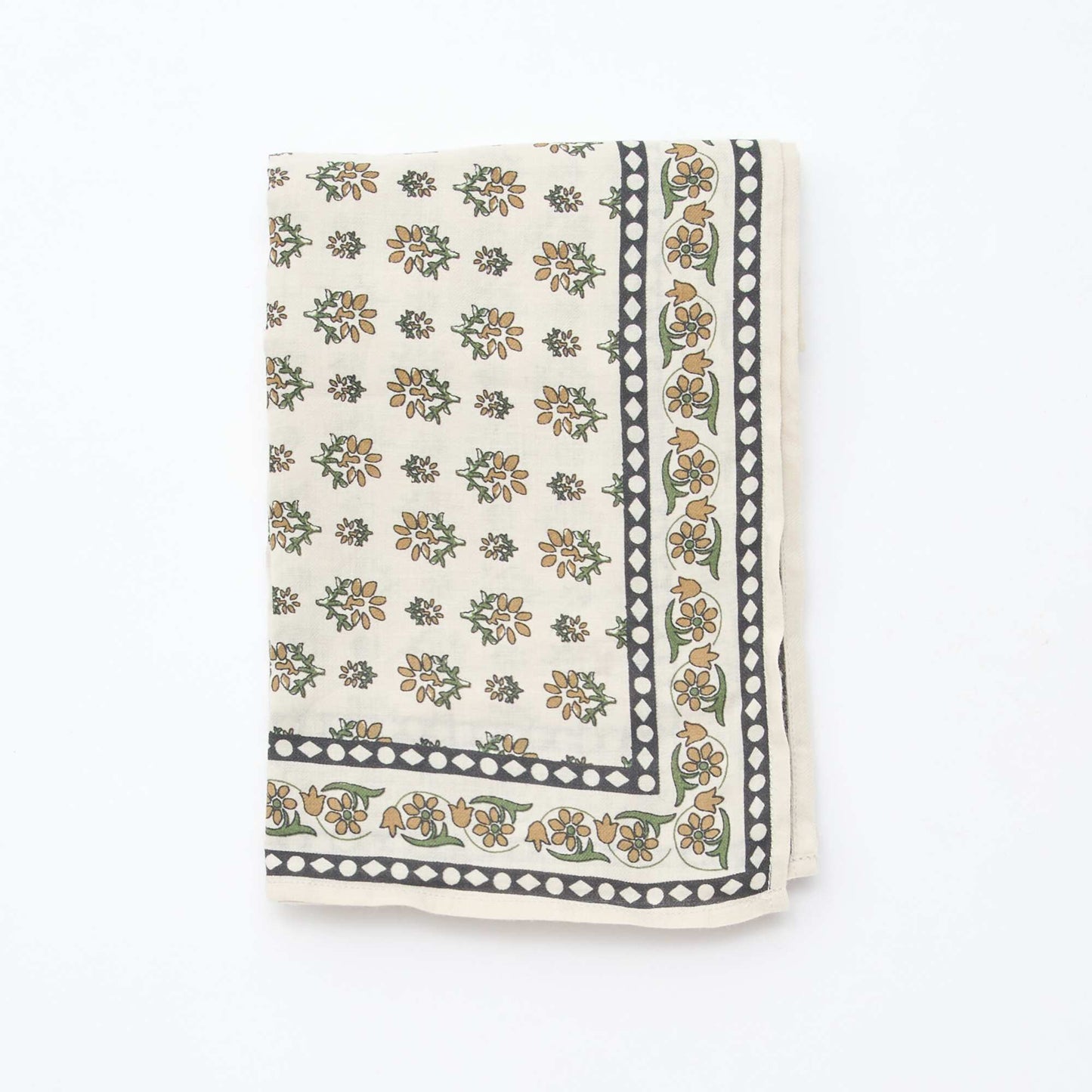 Large foulard imprimé GRIS