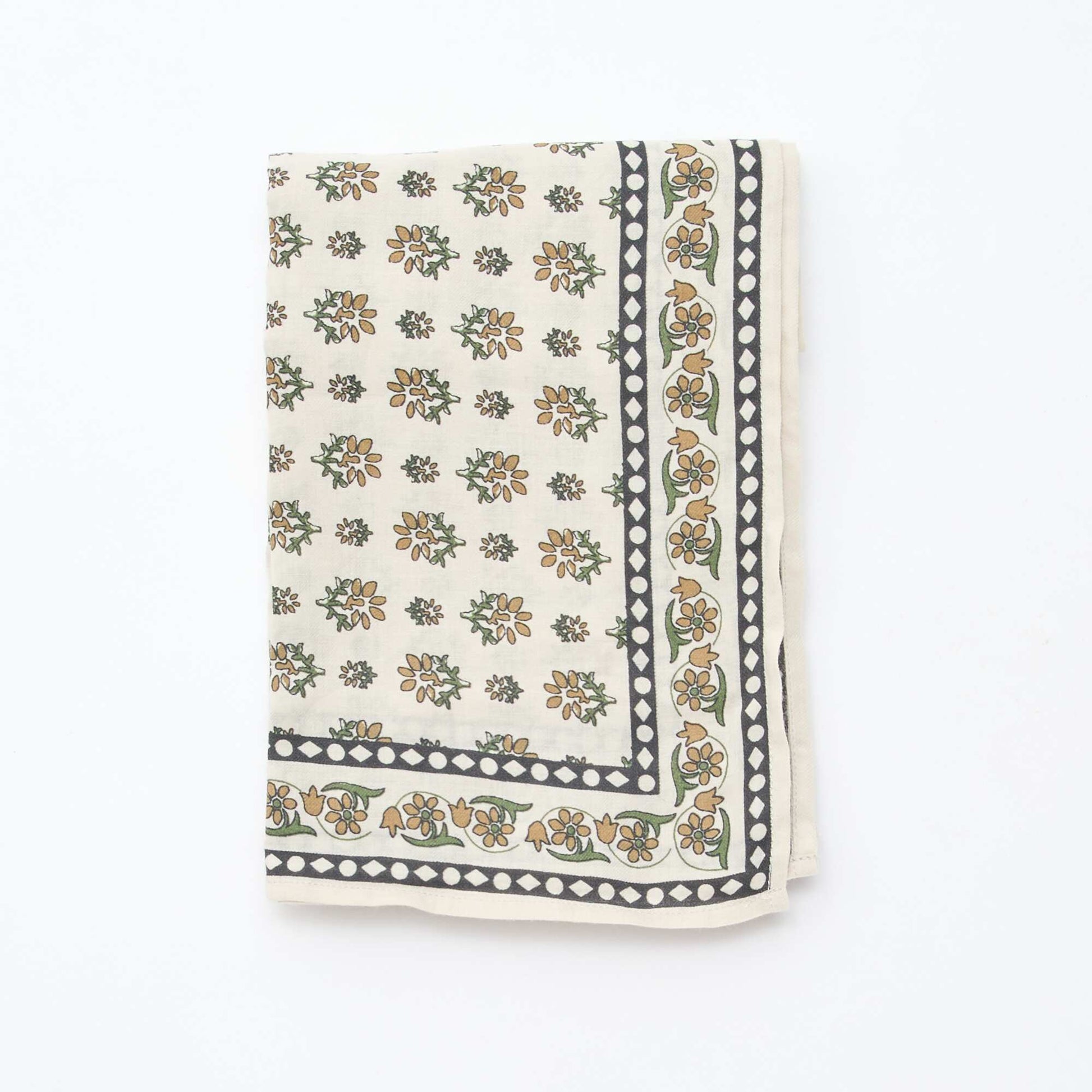 Large foulard imprimé GRIS