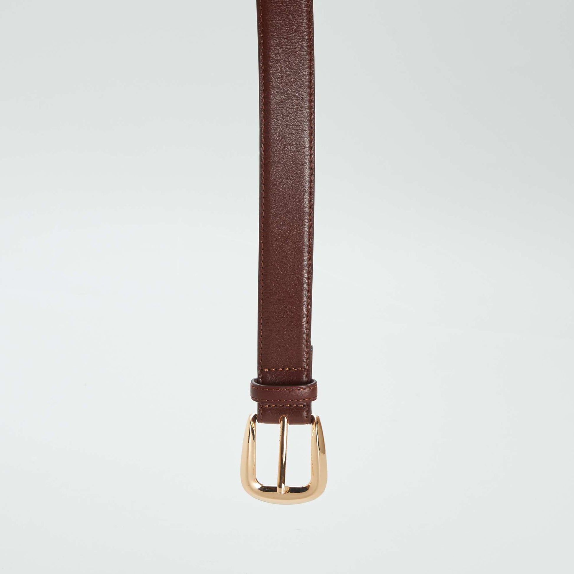 Ceinture basique en cuir MARRON