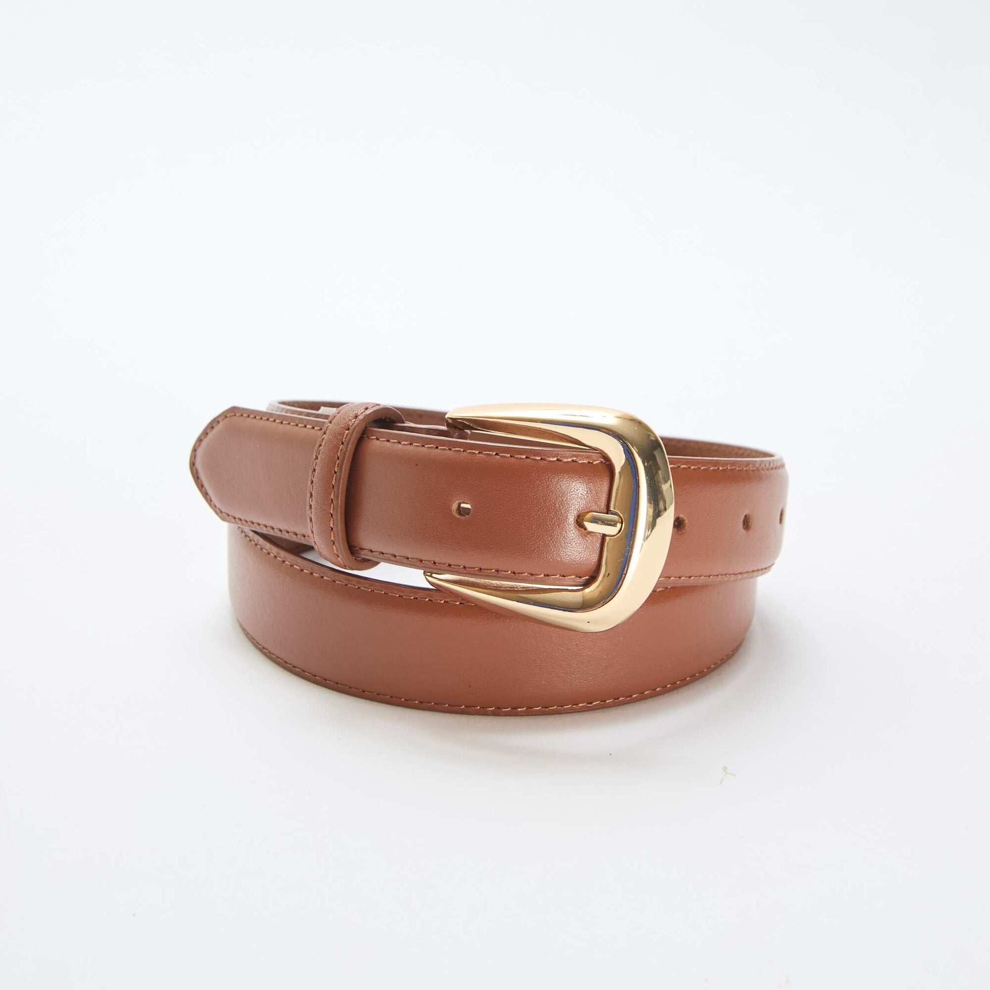 Ceinture basique en cuir MARRON