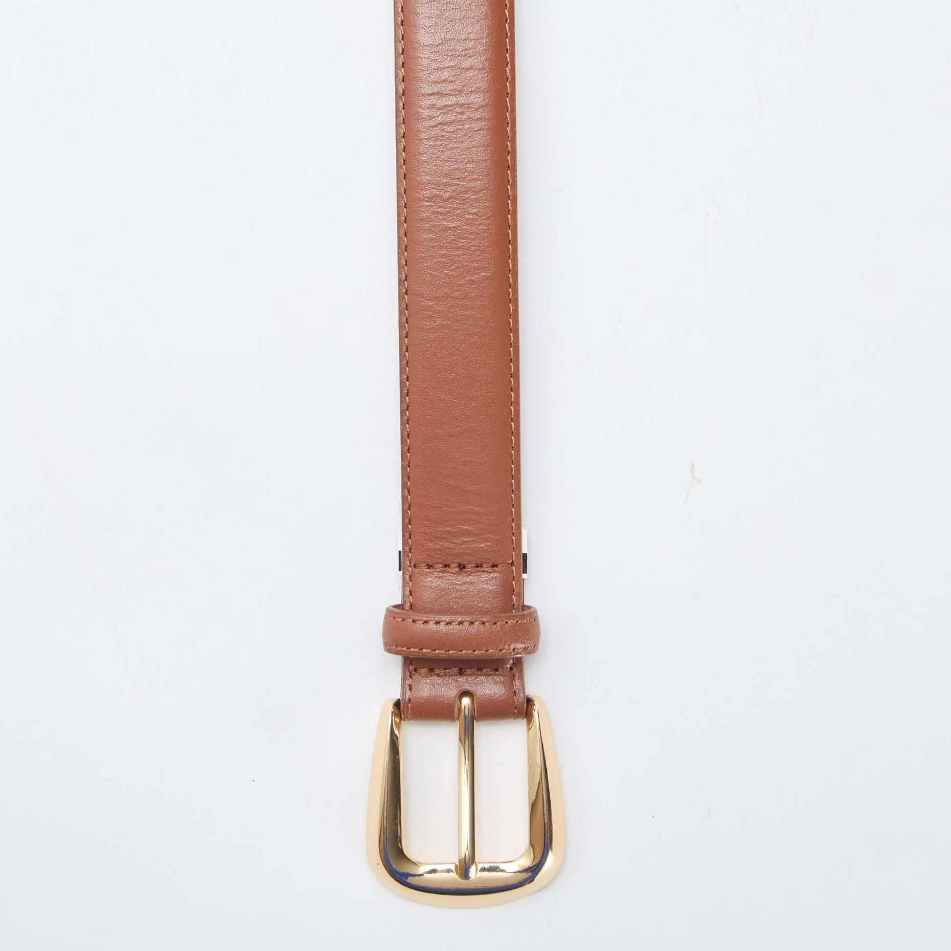 Ceinture basique en cuir MARRON