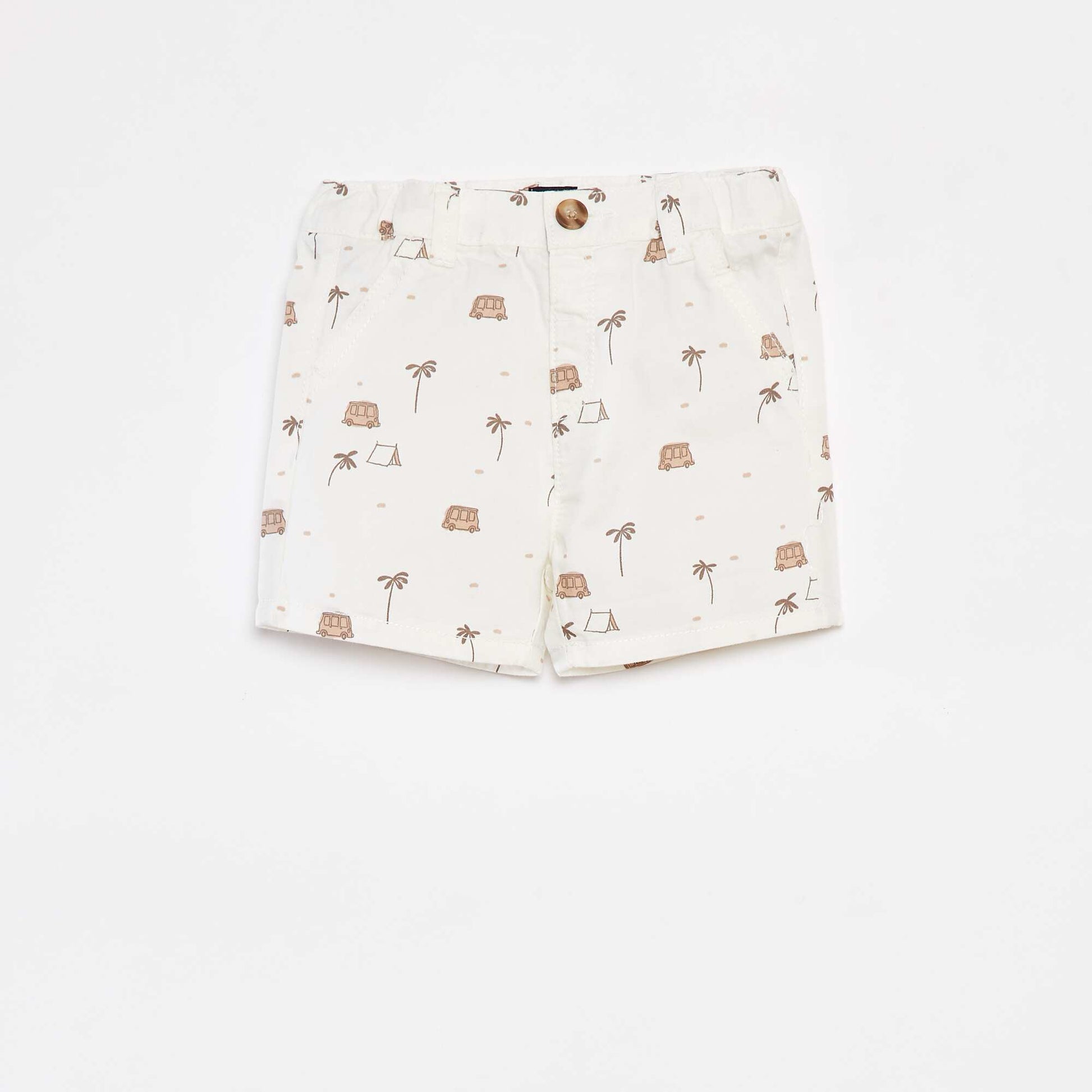 Short chino BLANC