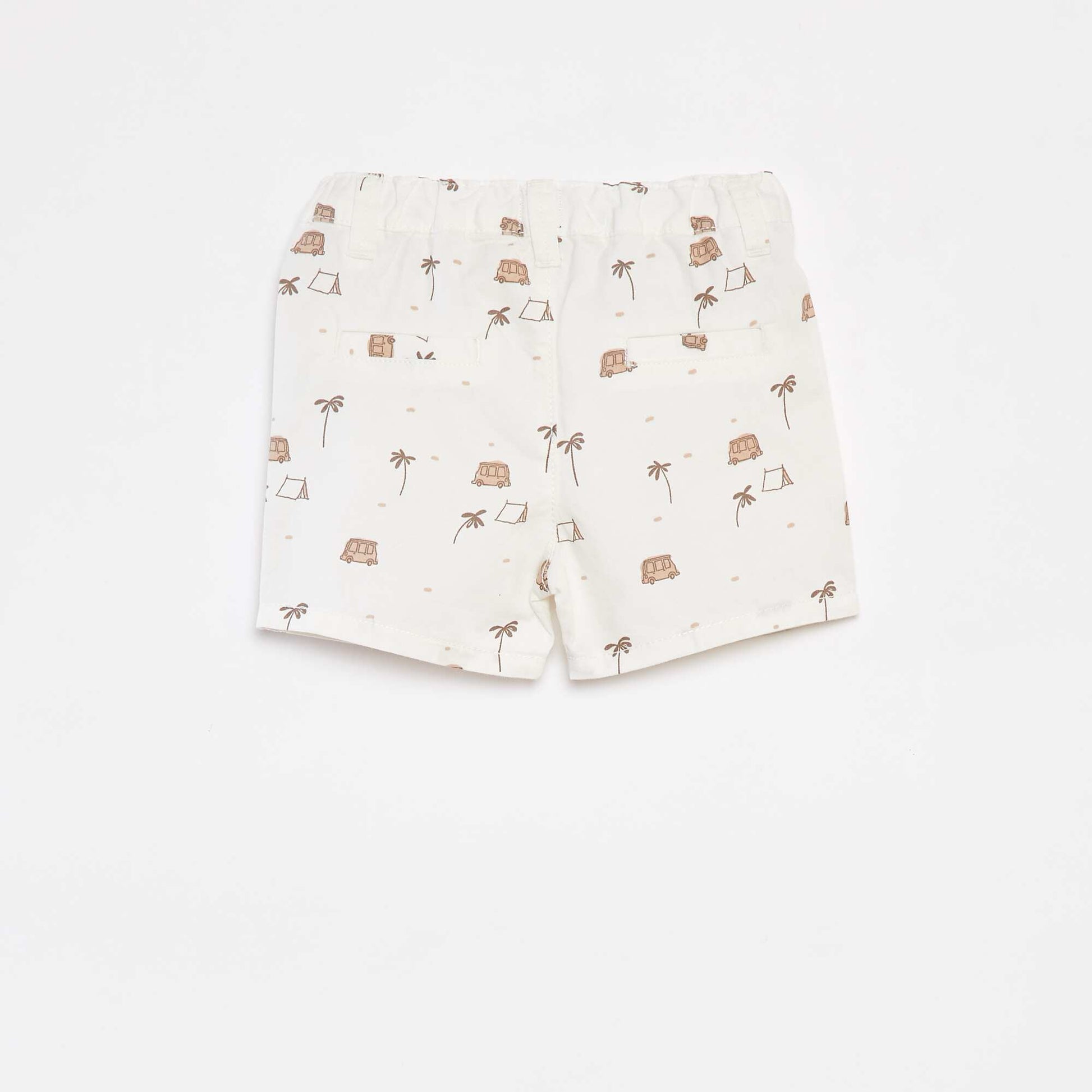 Short chino BLANC