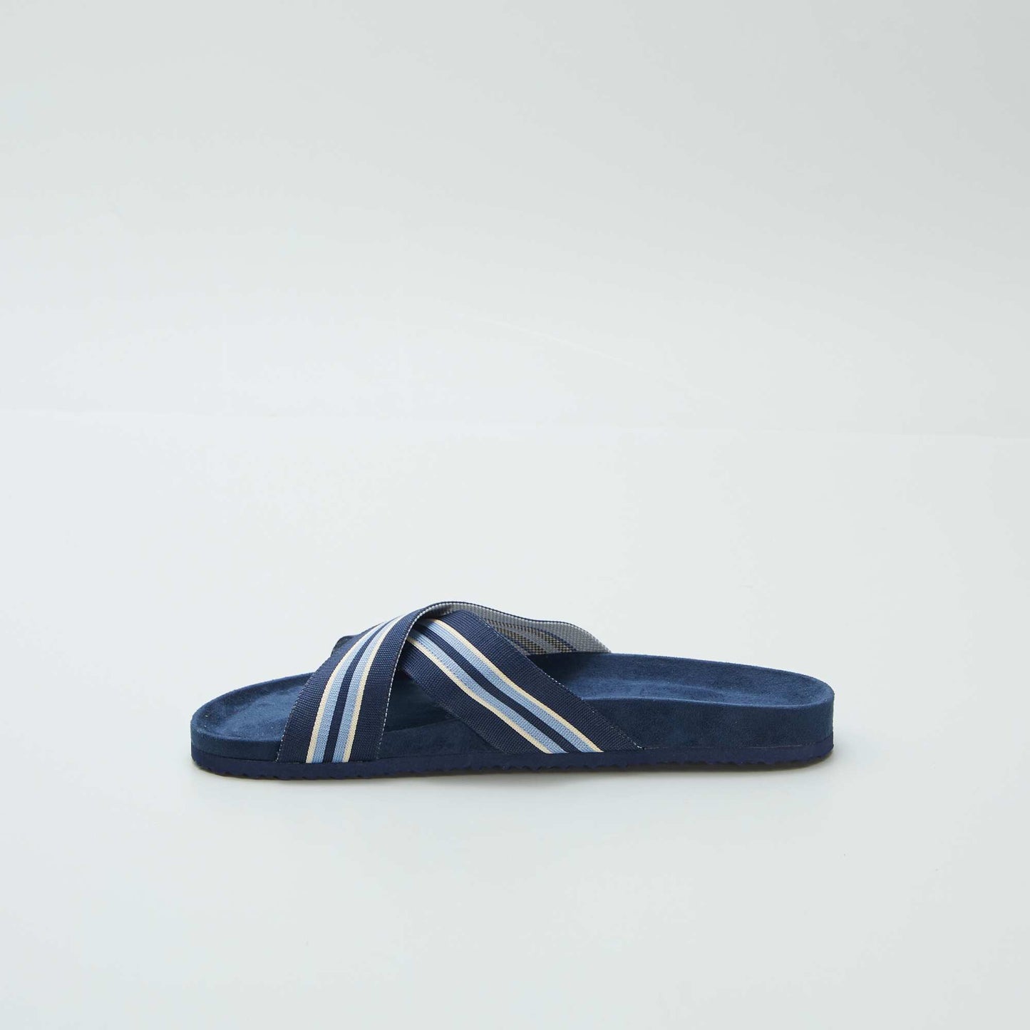 Mules avec brides croisées BLEU
