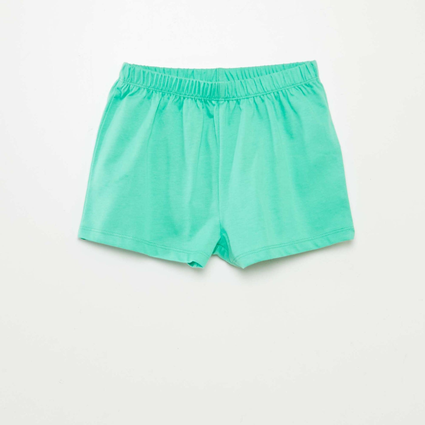 Ensemble pyjama court t-shirt + short - 2 pièces BLANC