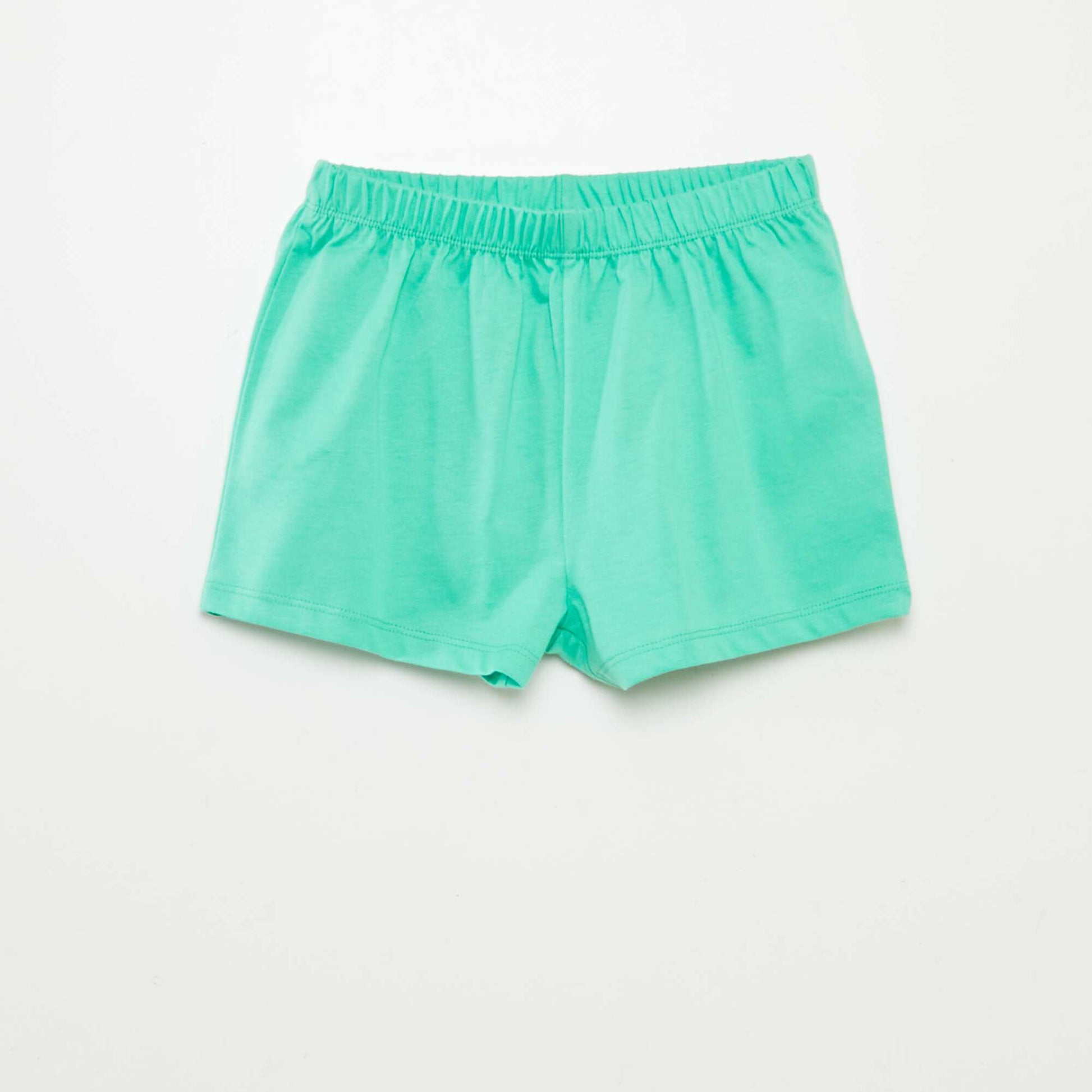 Ensemble pyjama court t-shirt + short - 2 pièces BLANC