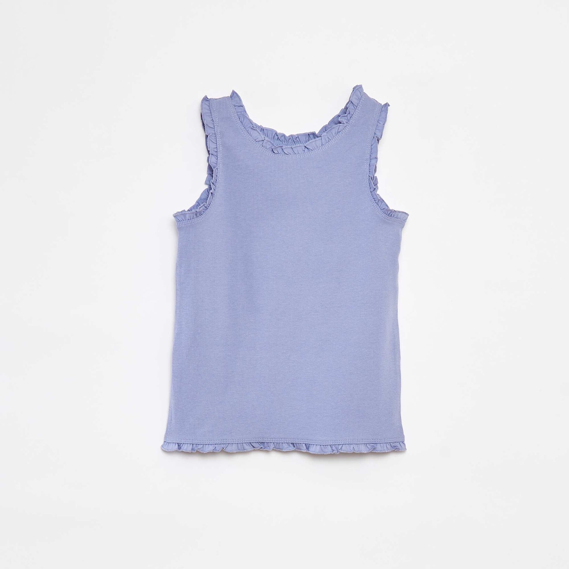 Pyjama 2 pièces - débardeur + short imprimé BLANC