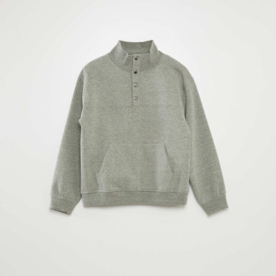 Sweat à col montant GRIS