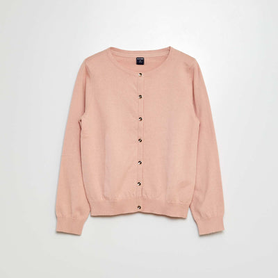 Gilet en maille unie ROSE